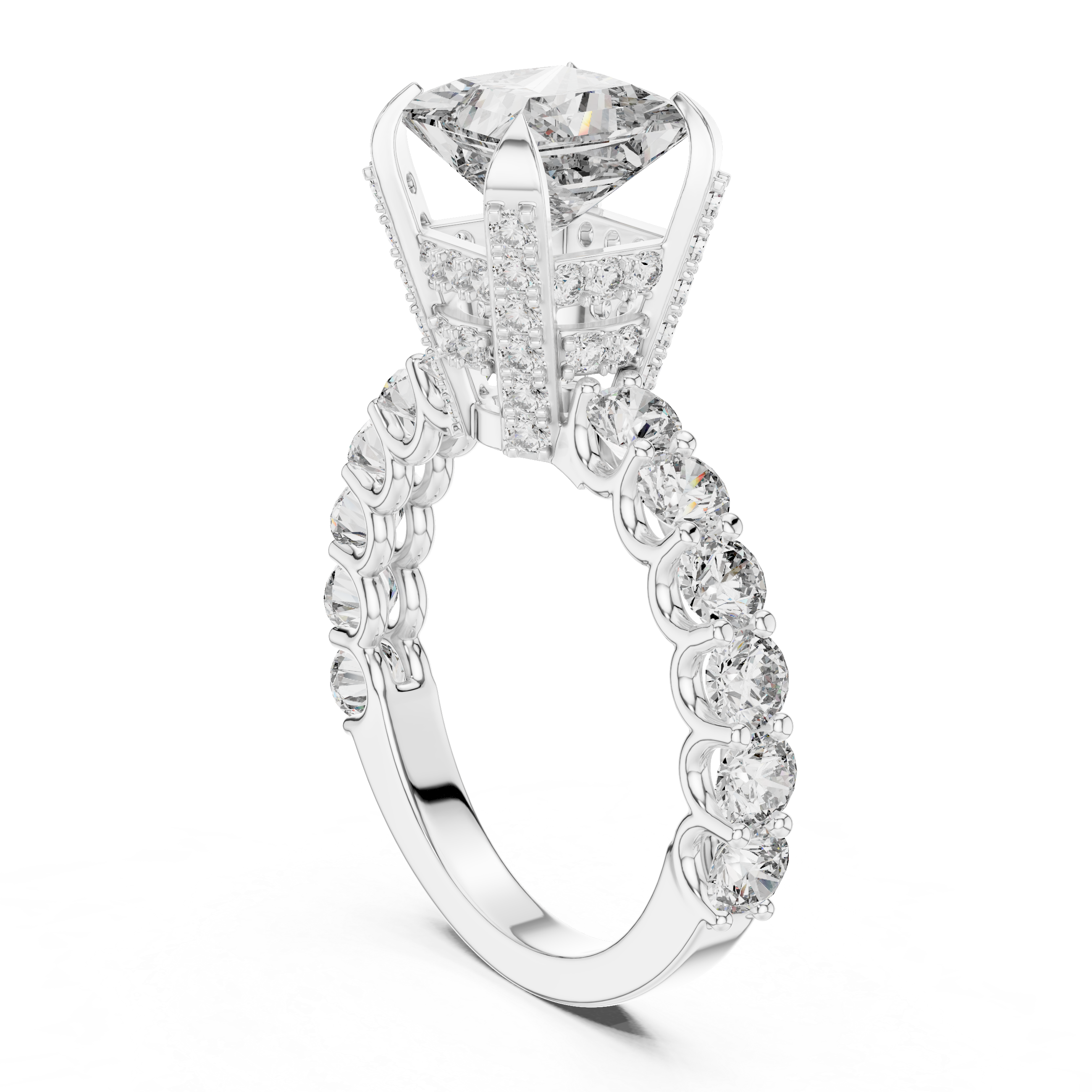 2 STONE ENGAGEMENT RING