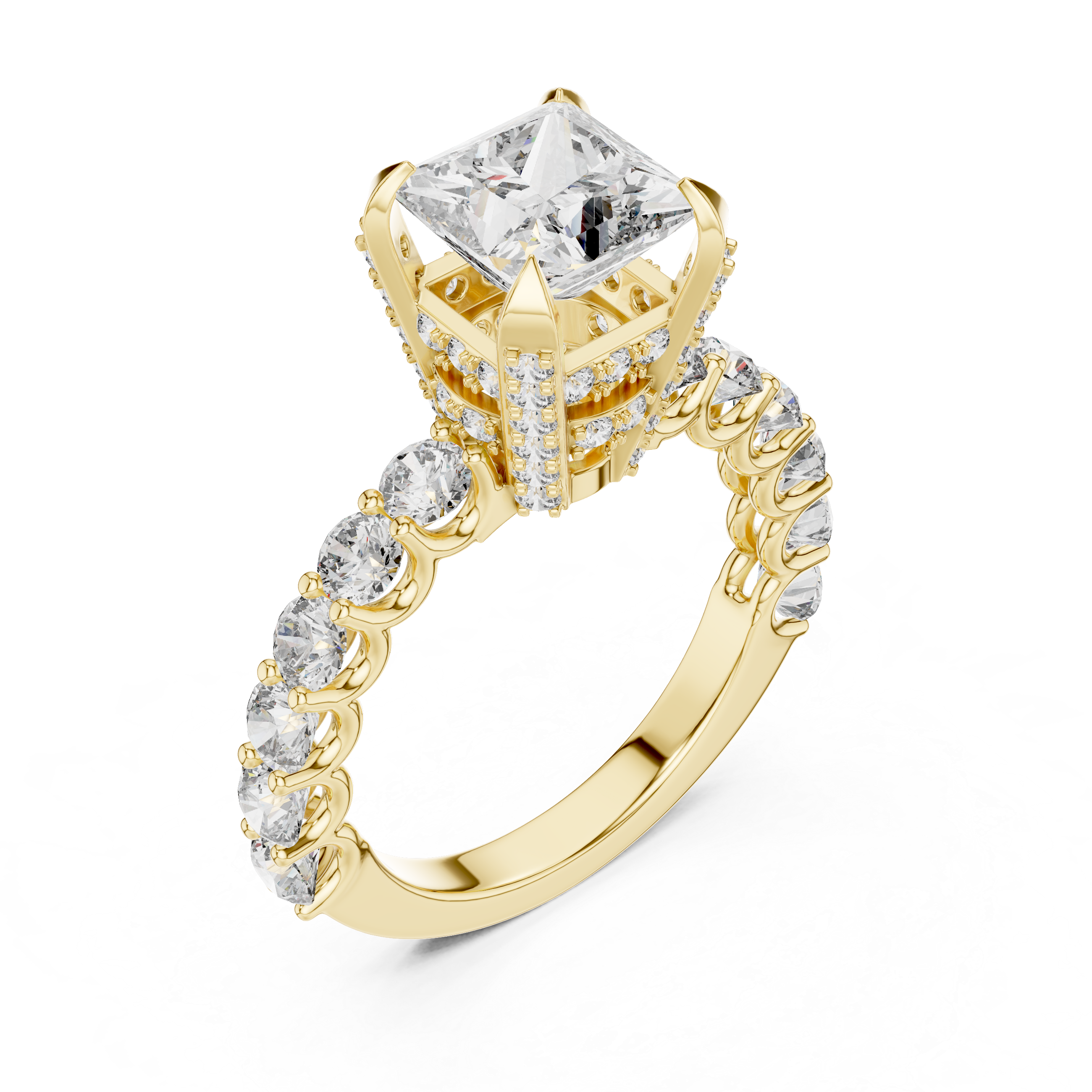 2 STONE ENGAGEMENT RING