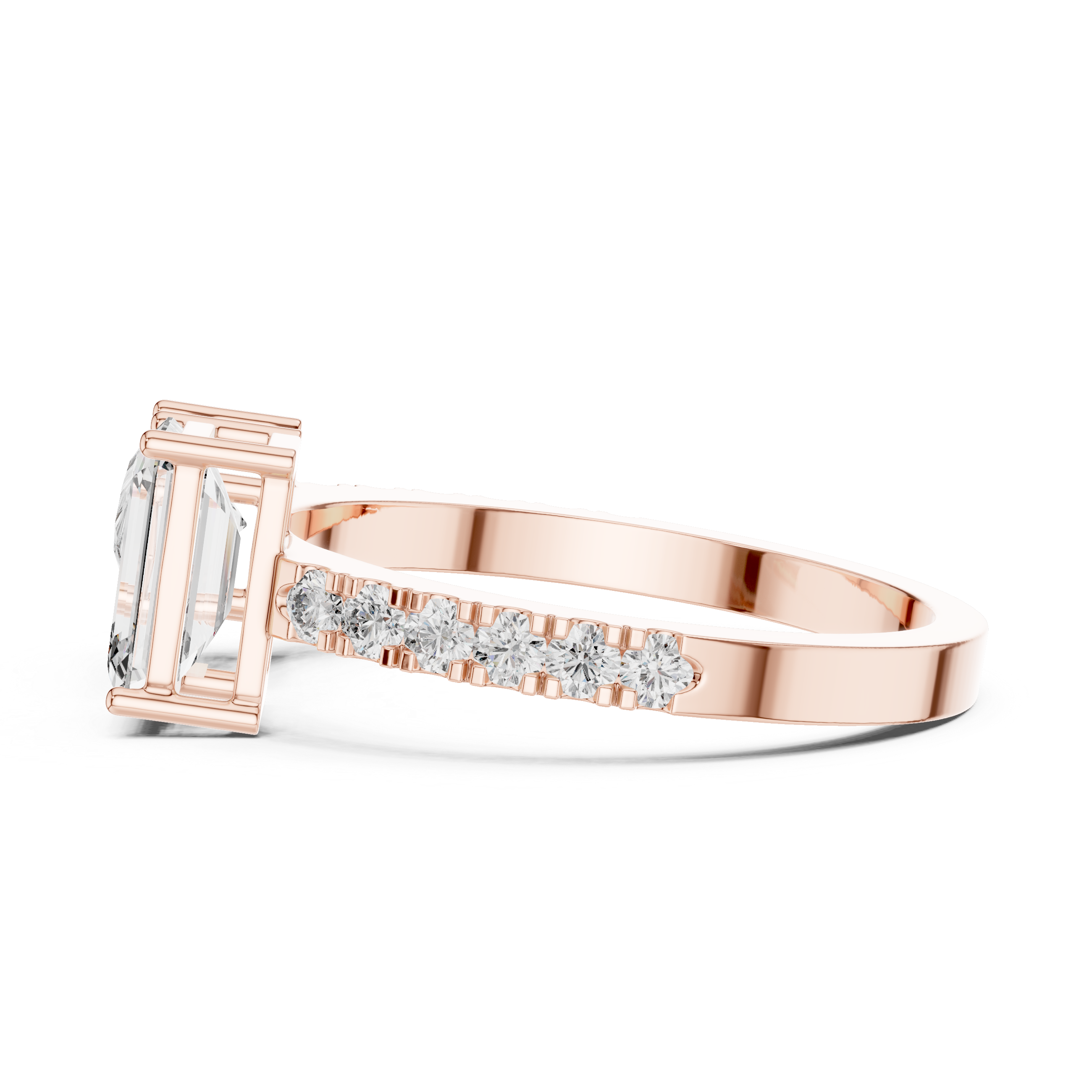 2CT HEIGHTED ENGAGEMENT RING