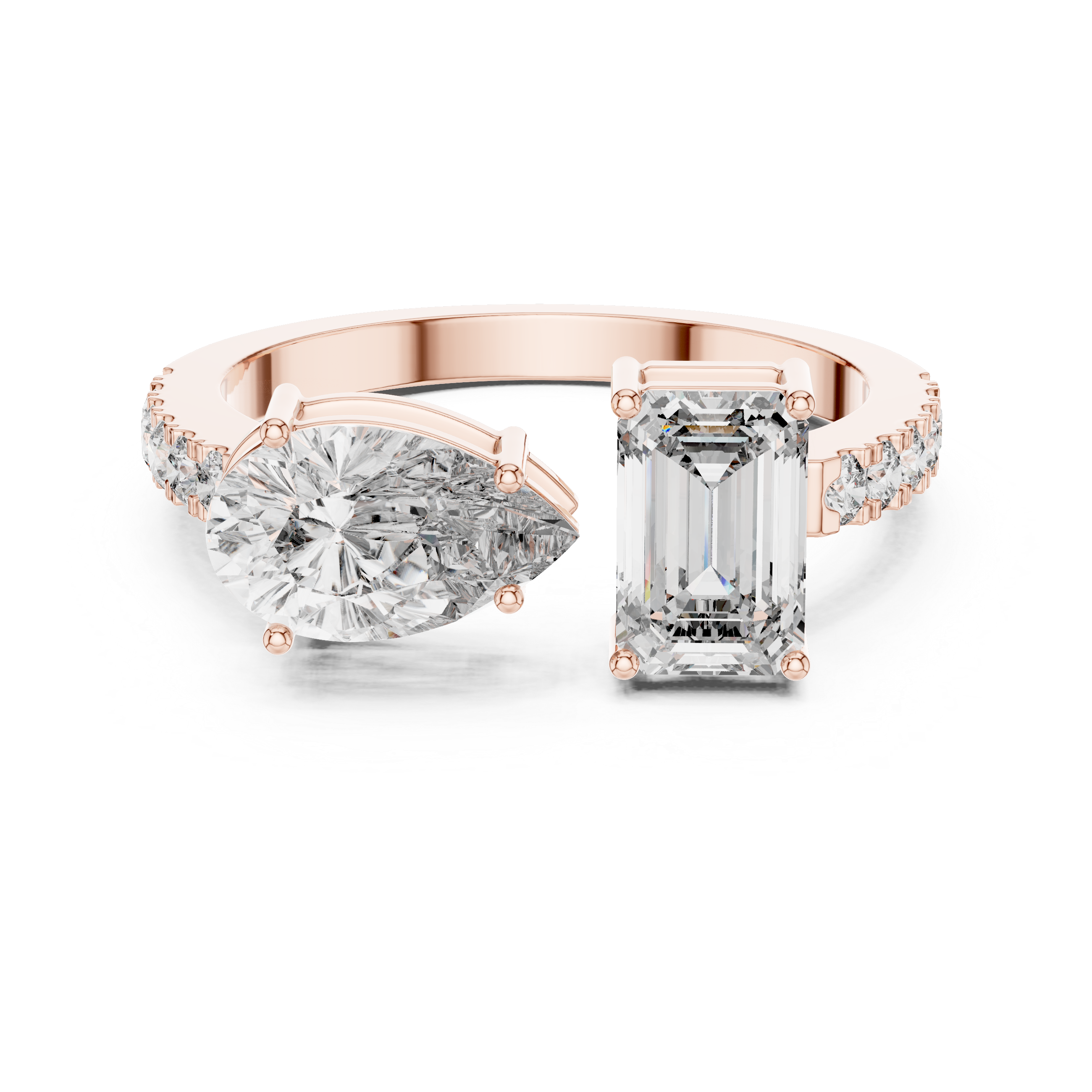 2CT HEIGHTED ENGAGEMENT RING