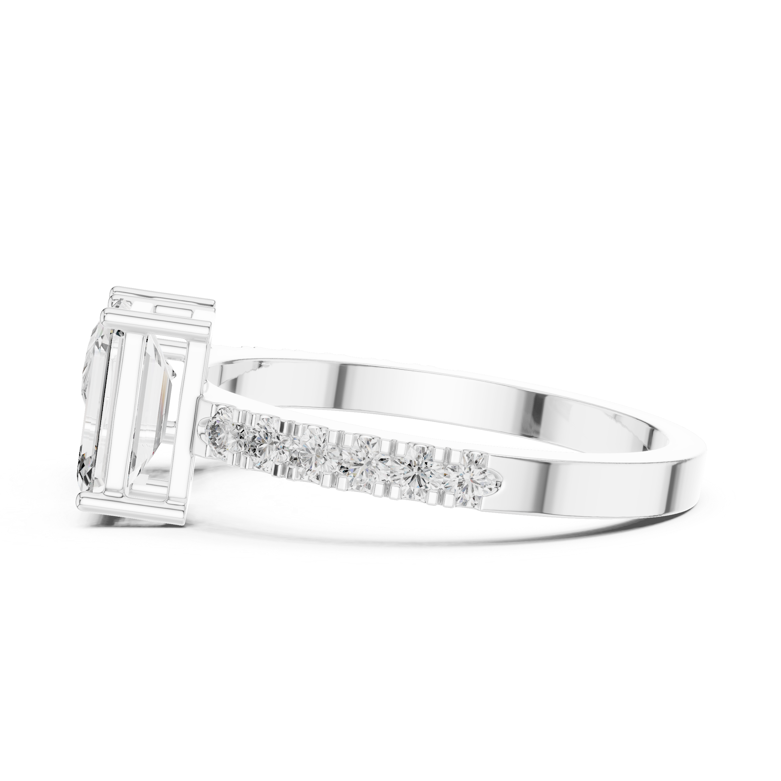 2CT HEIGHTED ENGAGEMENT RING