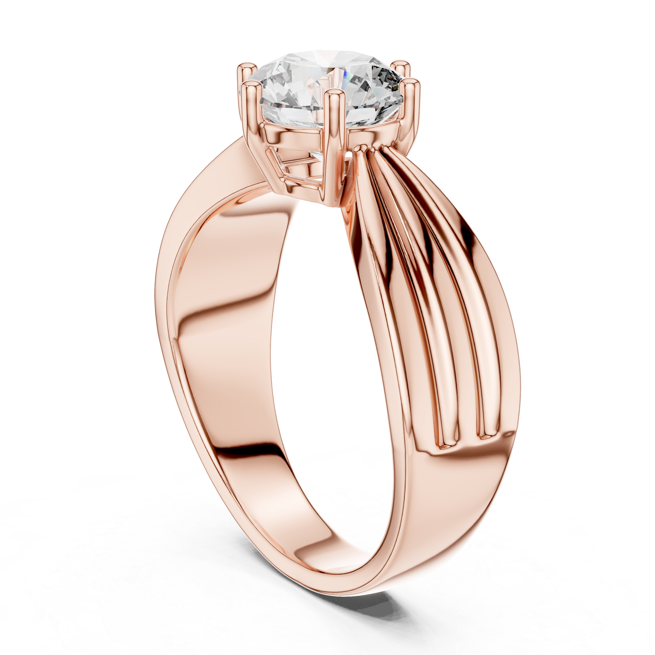 1.25ct SOLITAIRE SIMPLE RING BAND