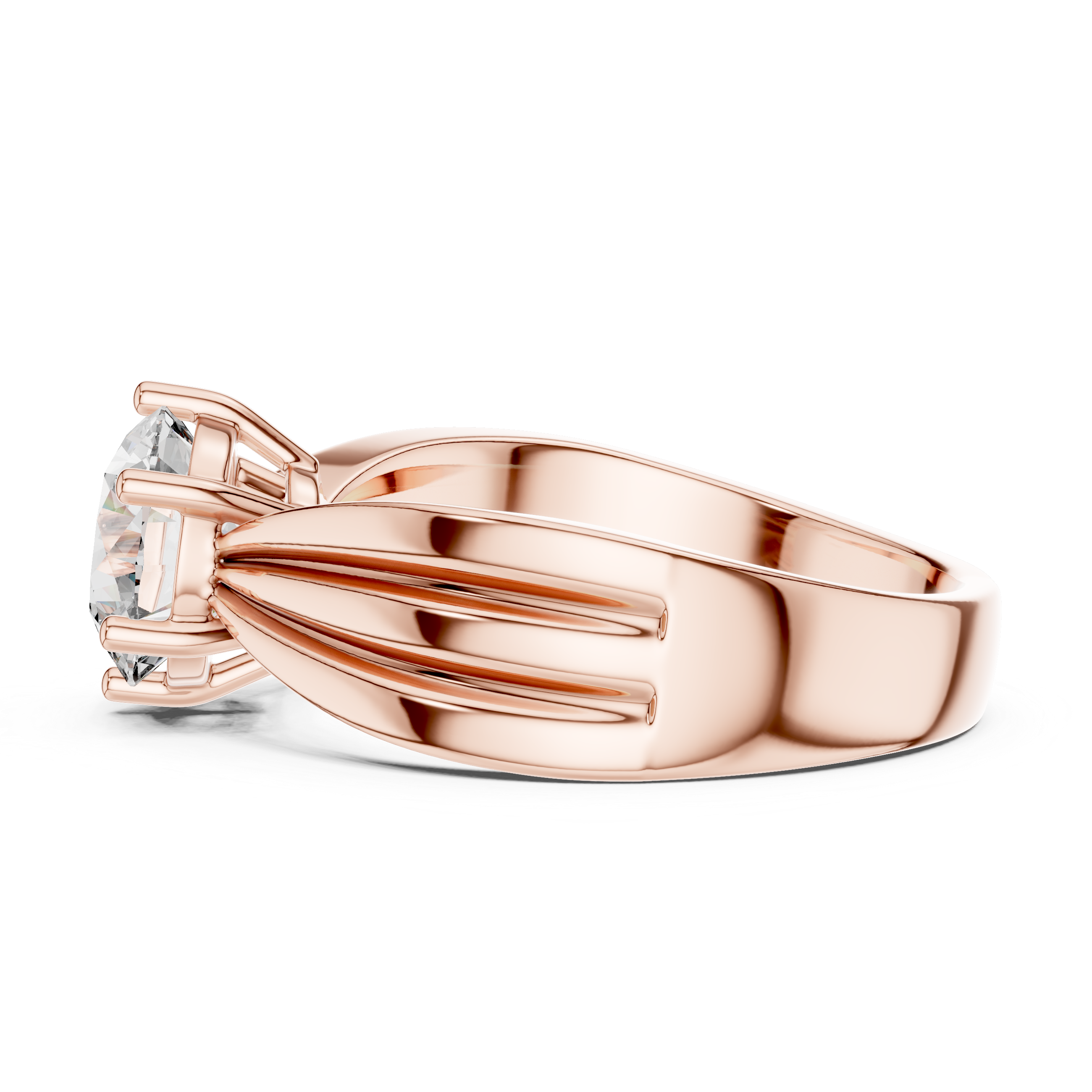 1.25ct SOLITAIRE SIMPLE RING BAND