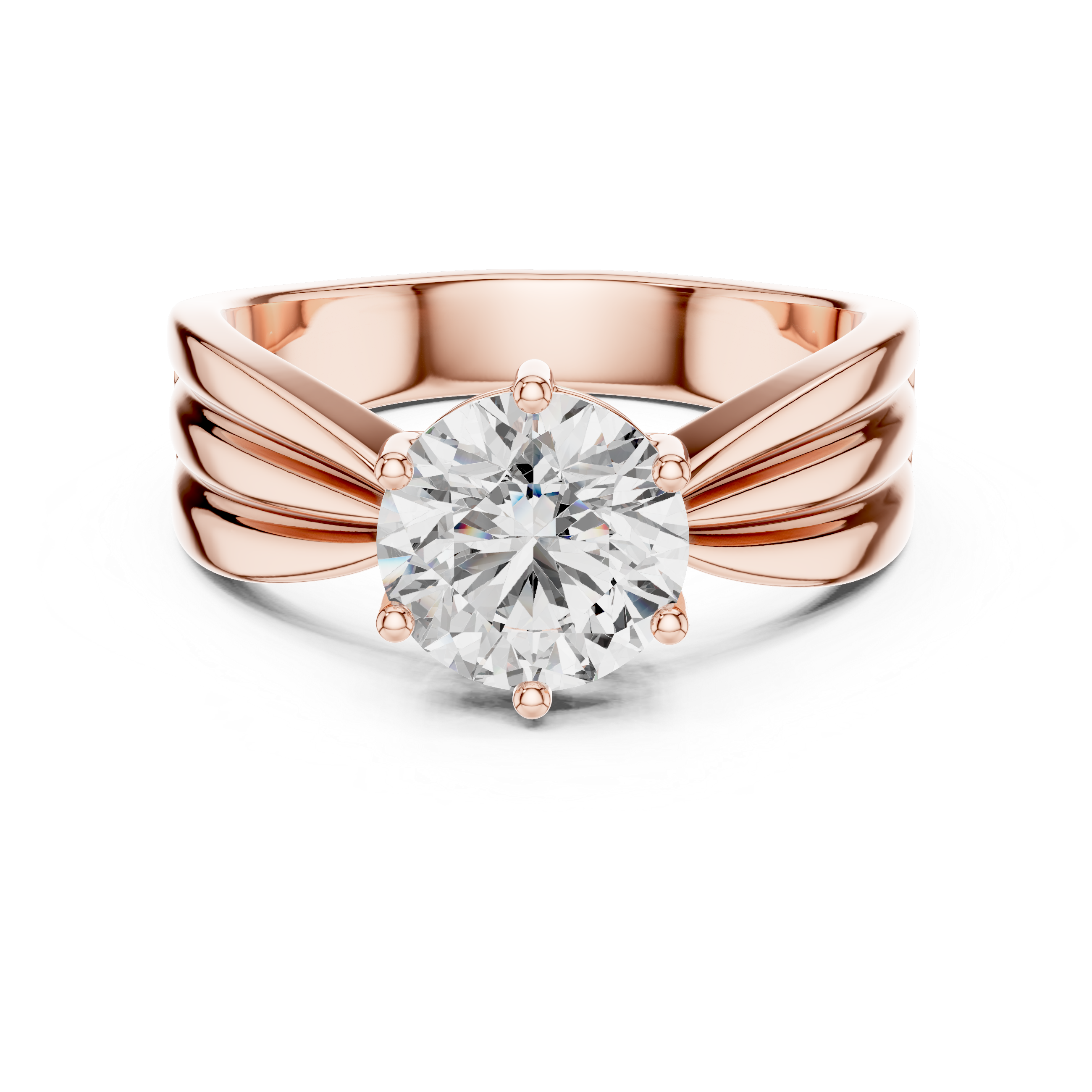 1.25ct SOLITAIRE SIMPLE RING BAND