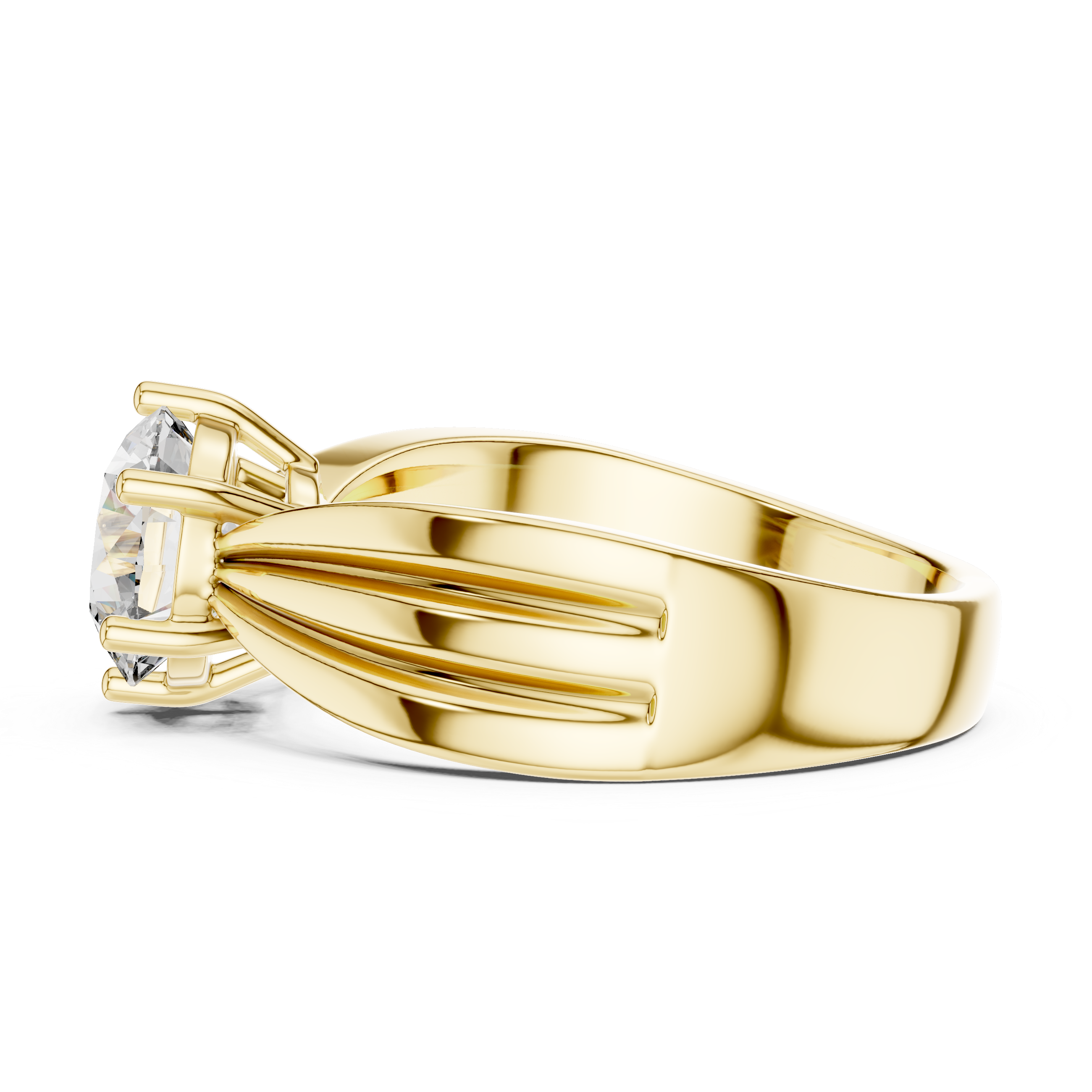 1.25ct SOLITAIRE SIMPLE RING BAND