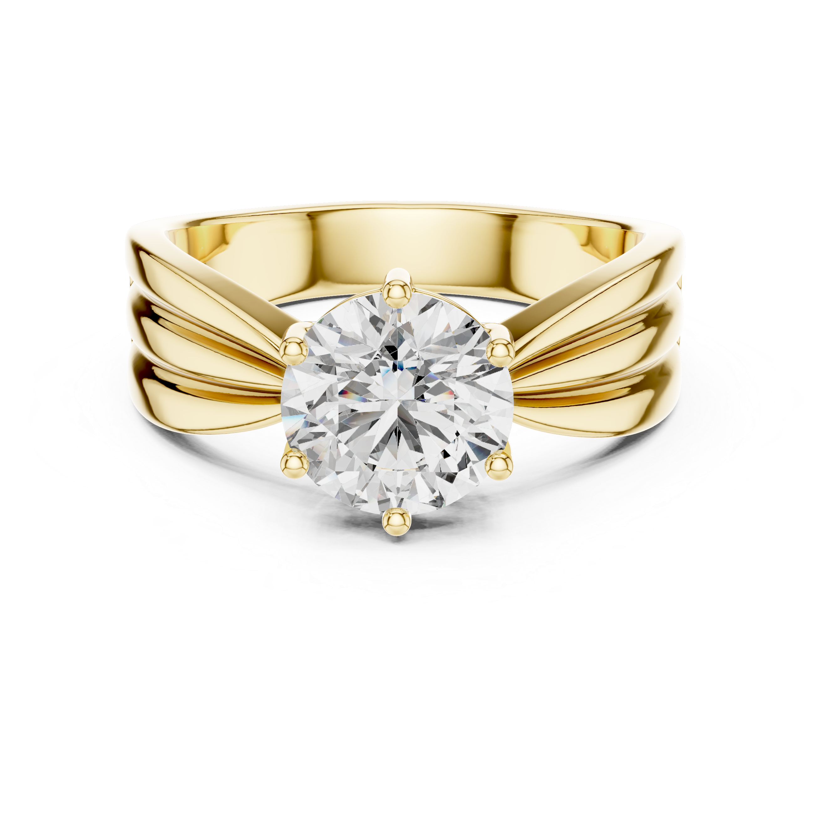 1.25ct SOLITAIRE SIMPLE RING BAND