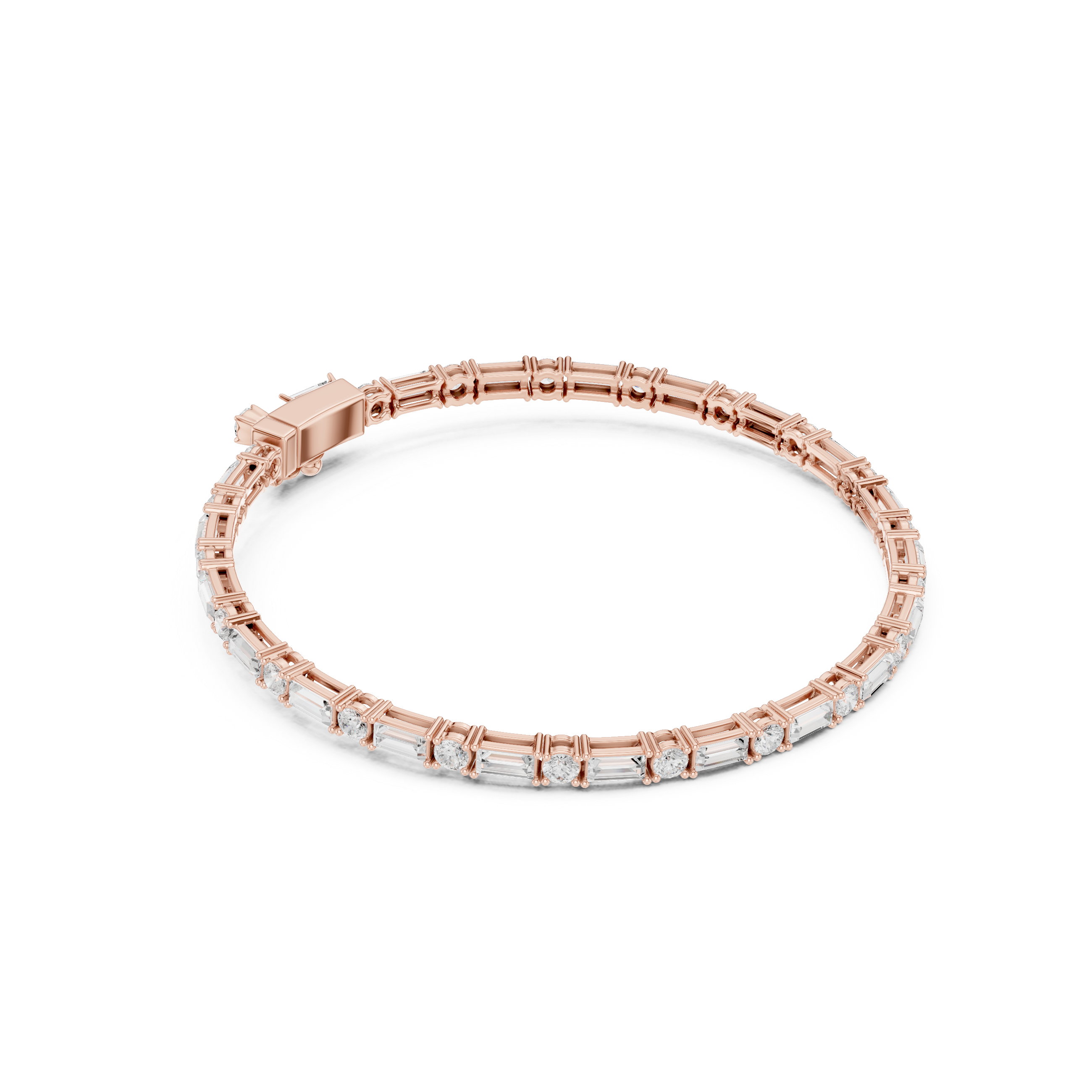 CHARMING MENS TENNIS BRACELET