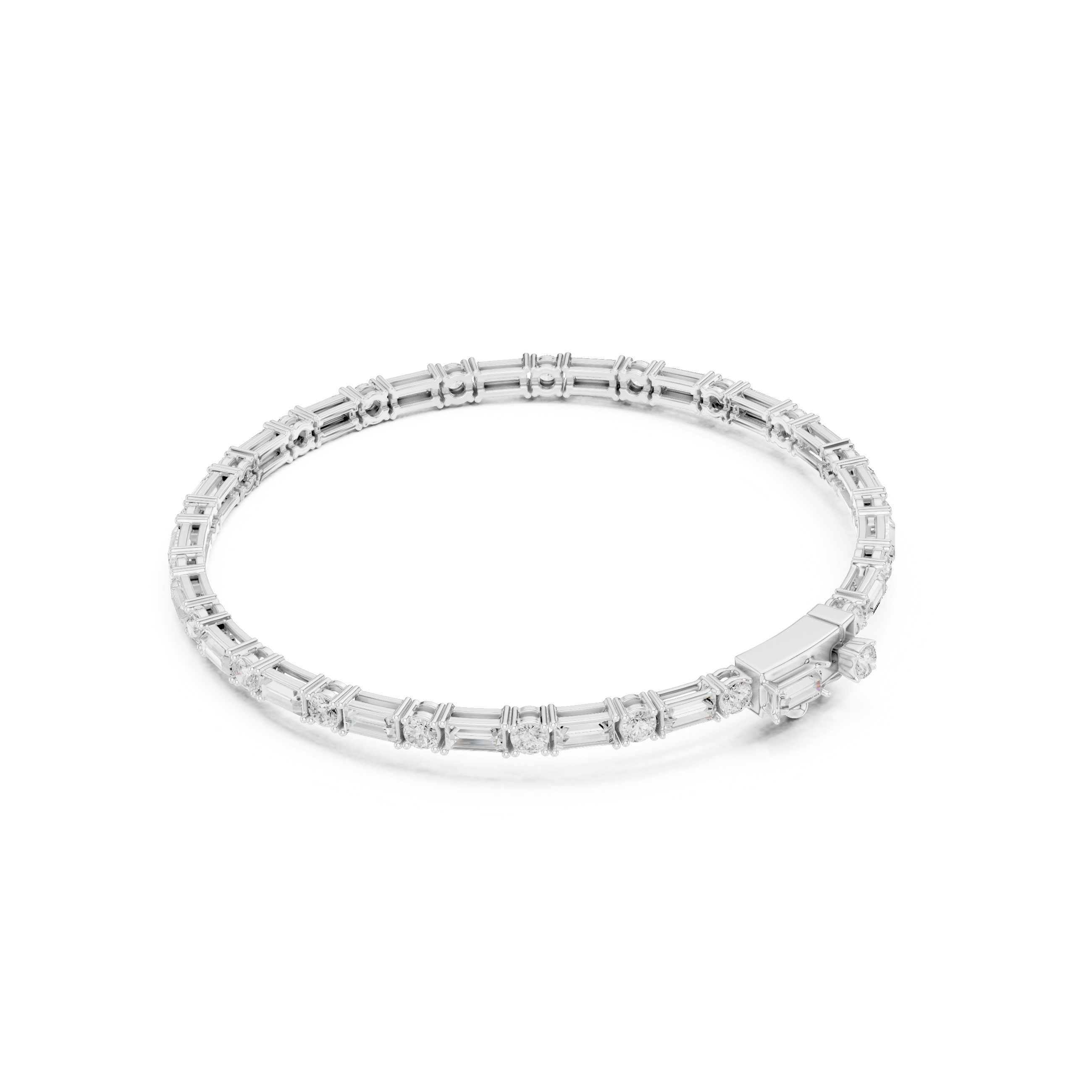 CHARMING MENS TENNIS BRACELET