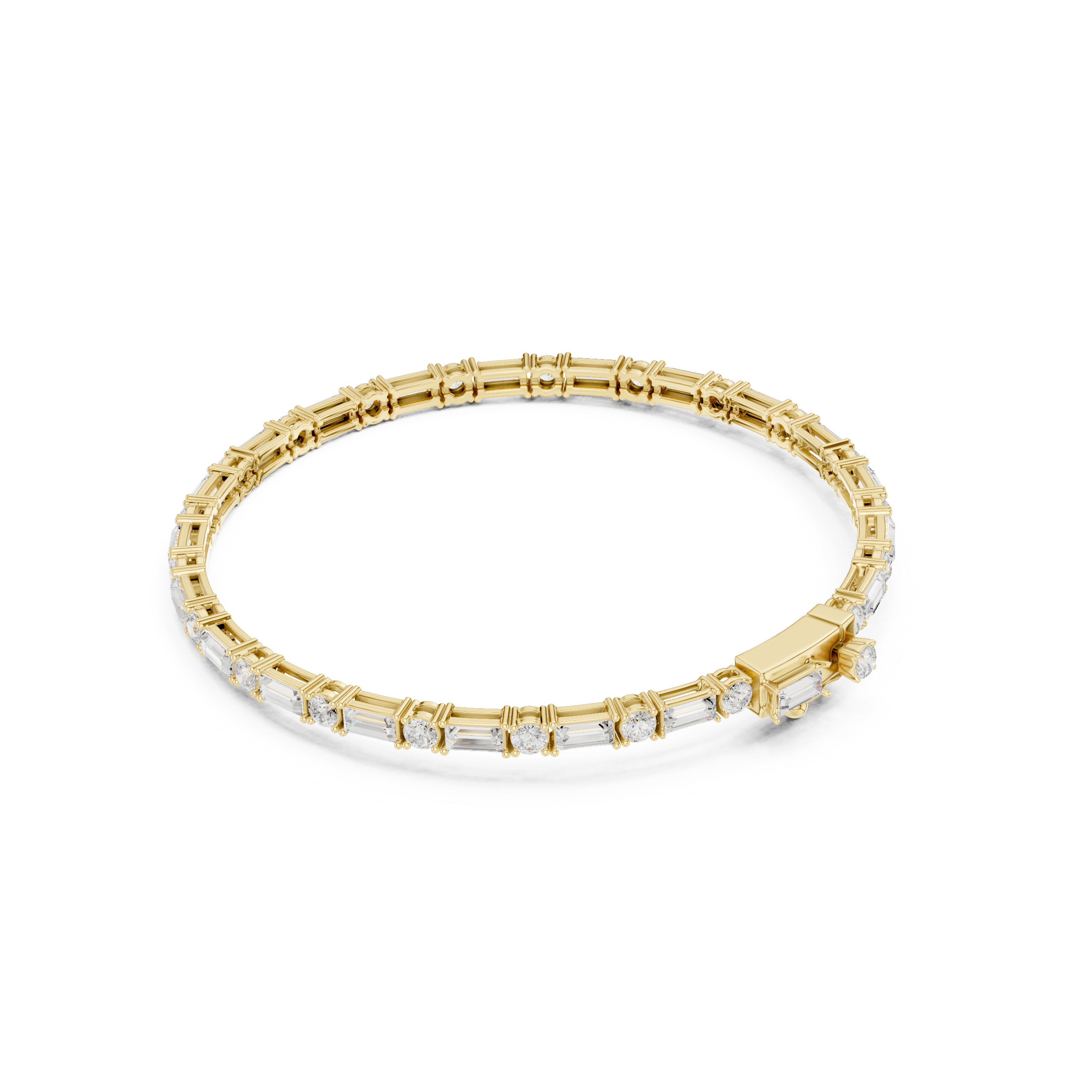 CHARMING MENS TENNIS BRACELET