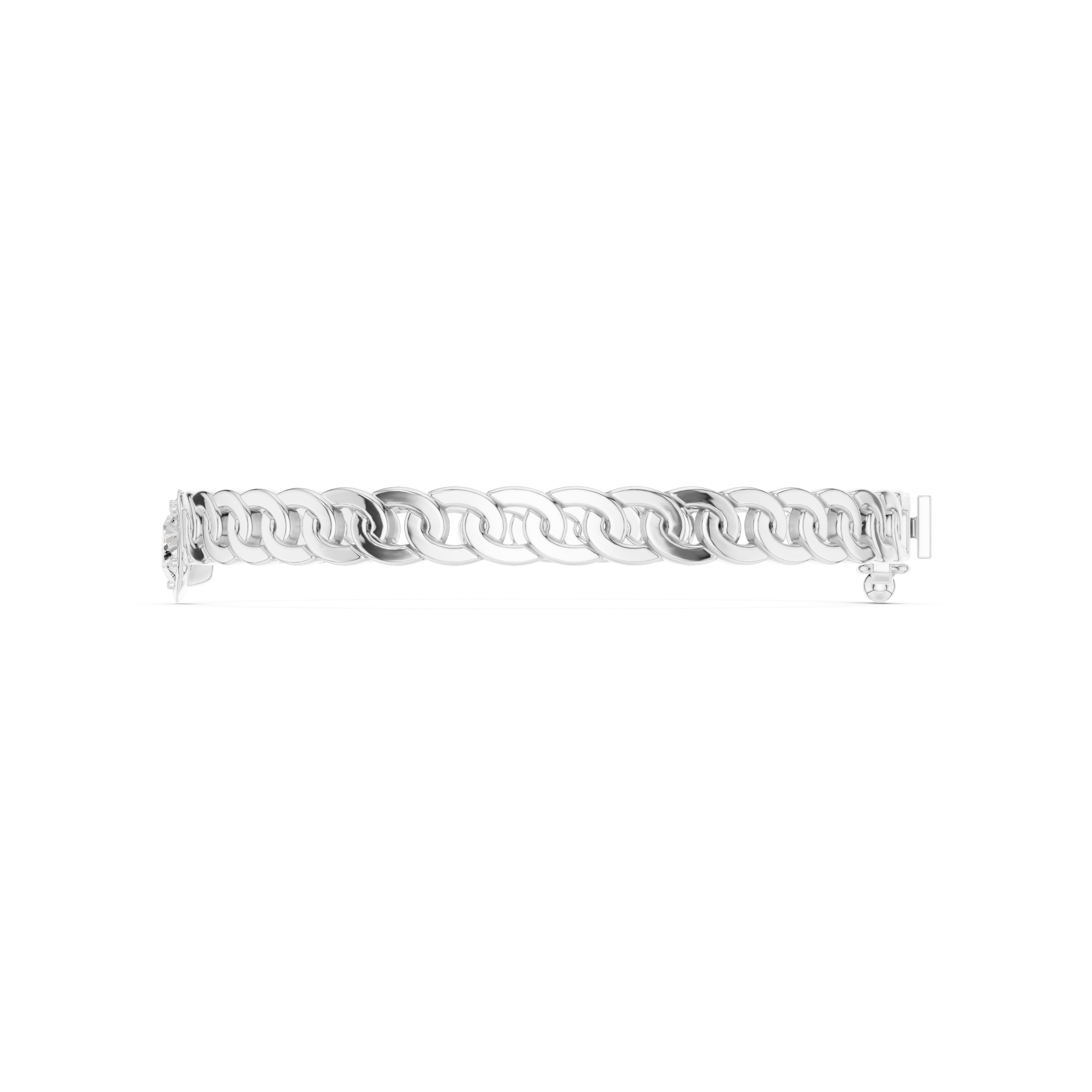 CUBIC CHAIN MENS BRACELET
