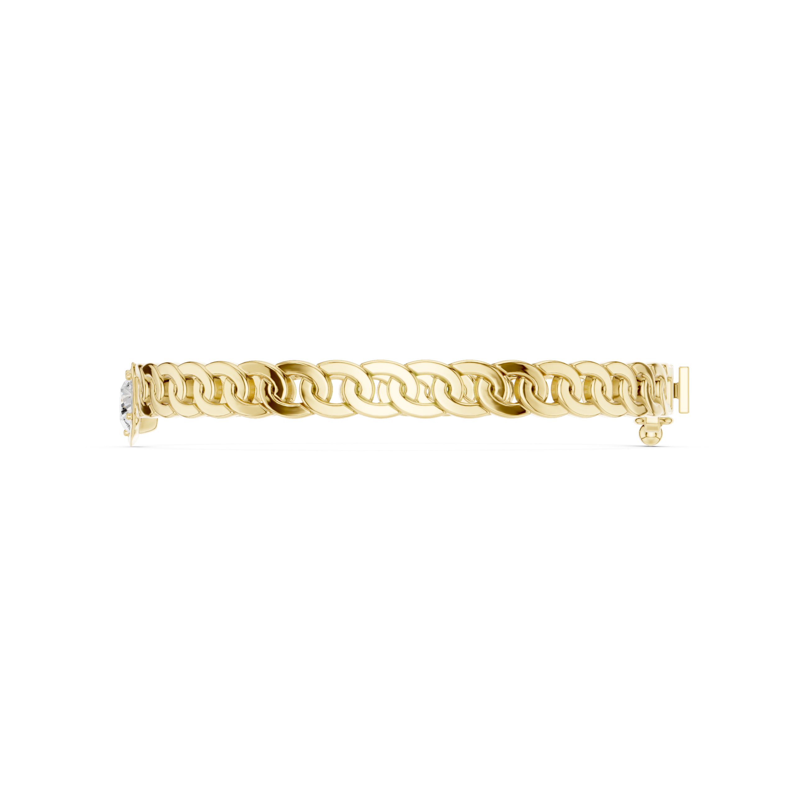CUBIC CHAIN MENS BRACELET