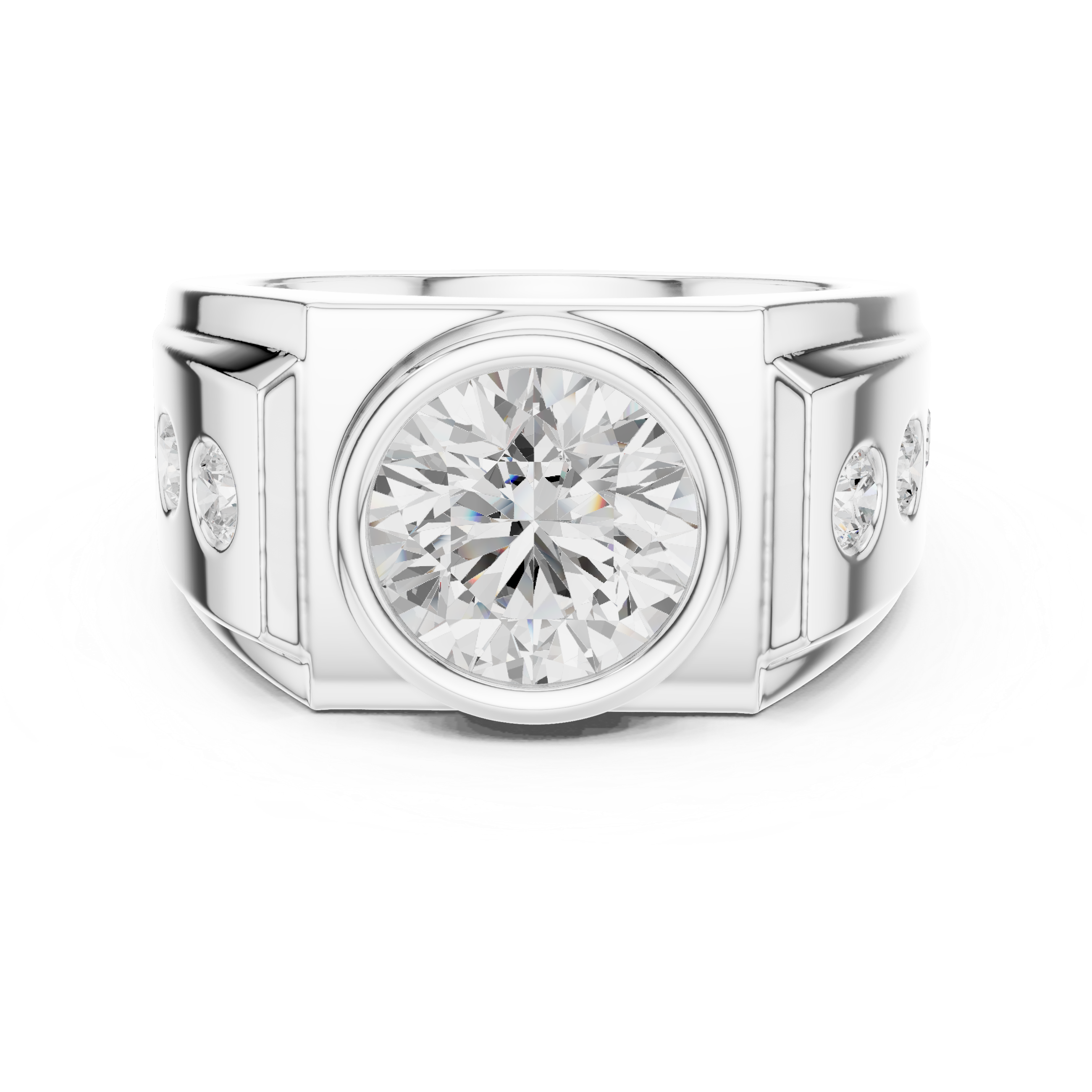 3CT ROUND BAZEL SETTING