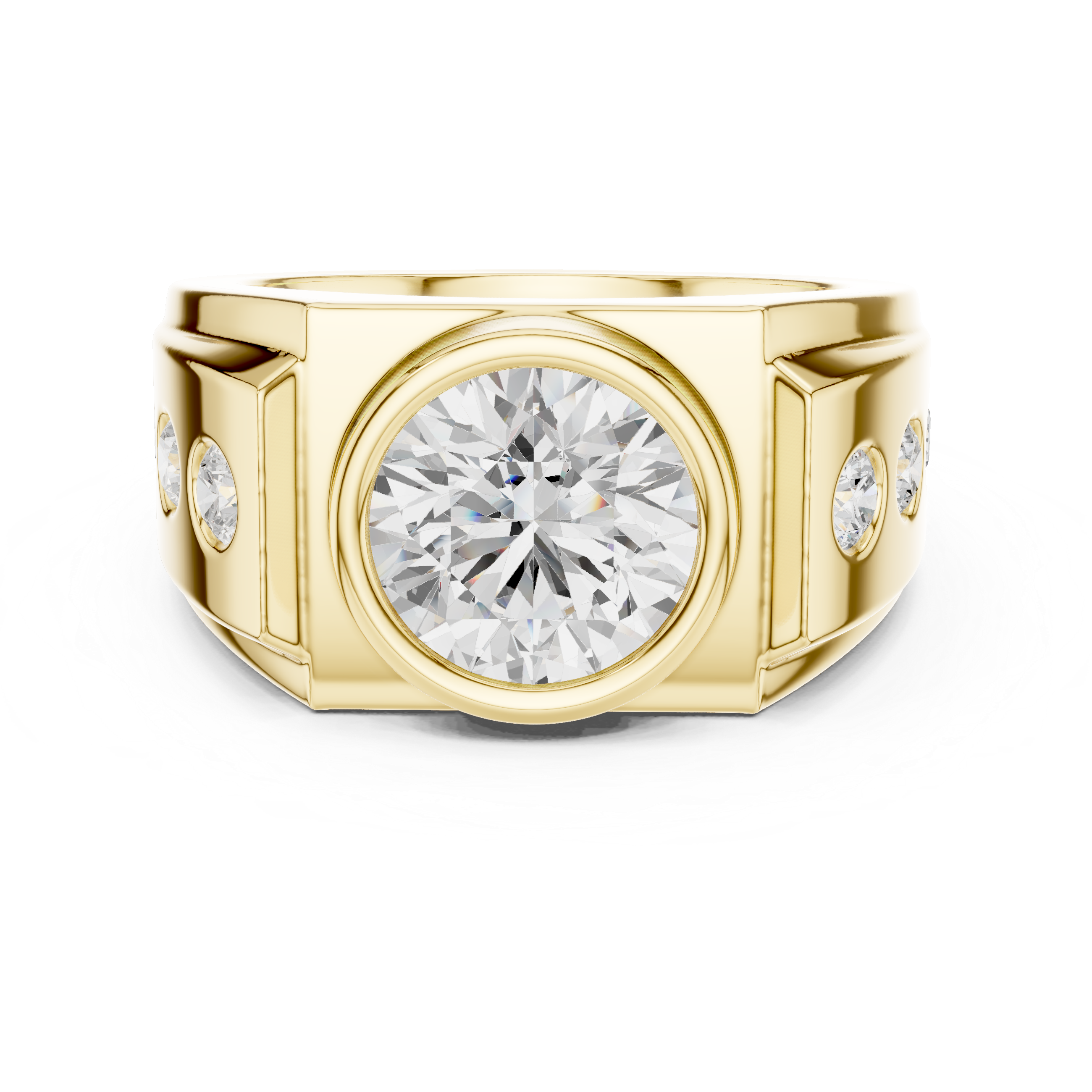 3CT ROUND BAZEL SETTING