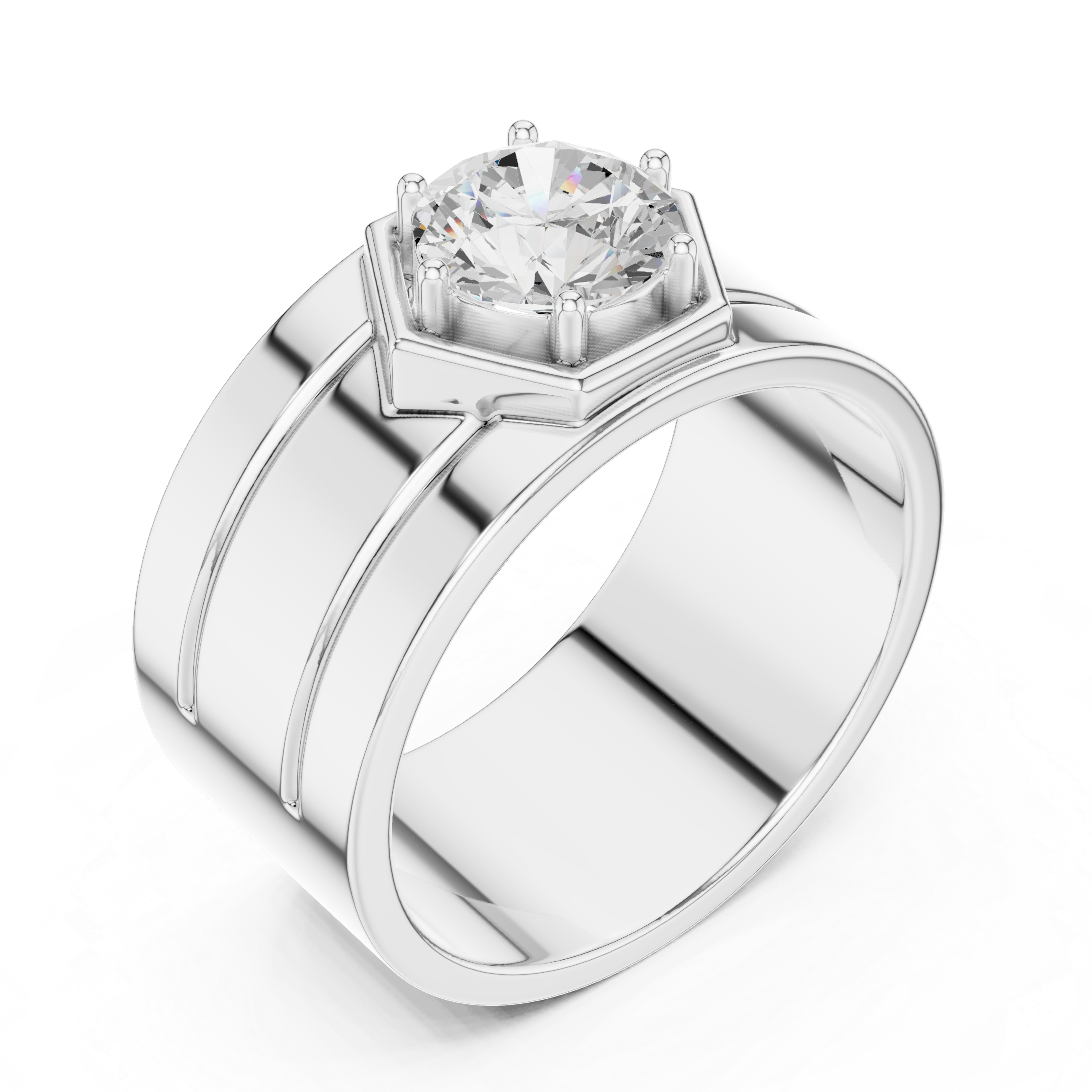 Simple Bold 1.5CT Round
