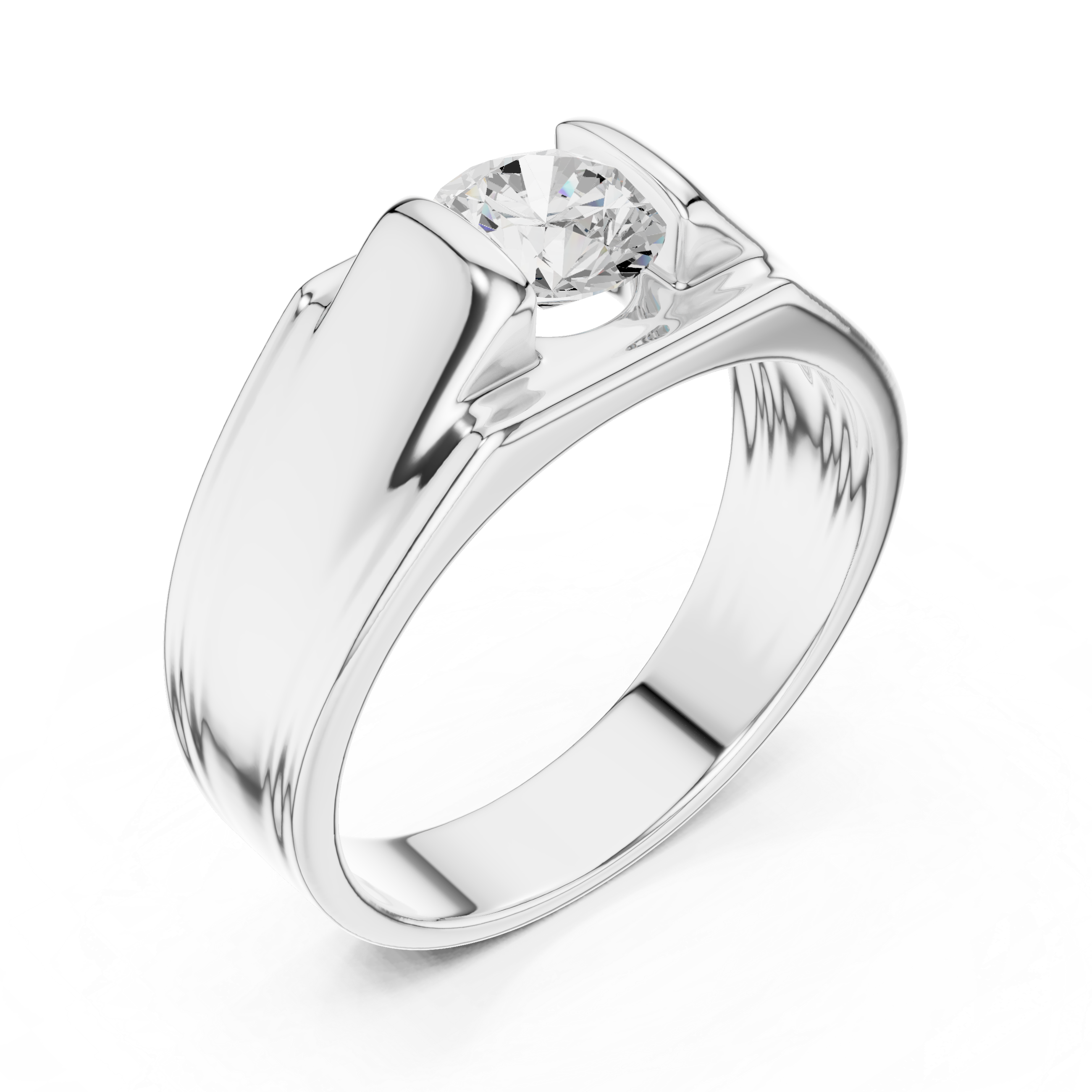 1CT ROUND RING