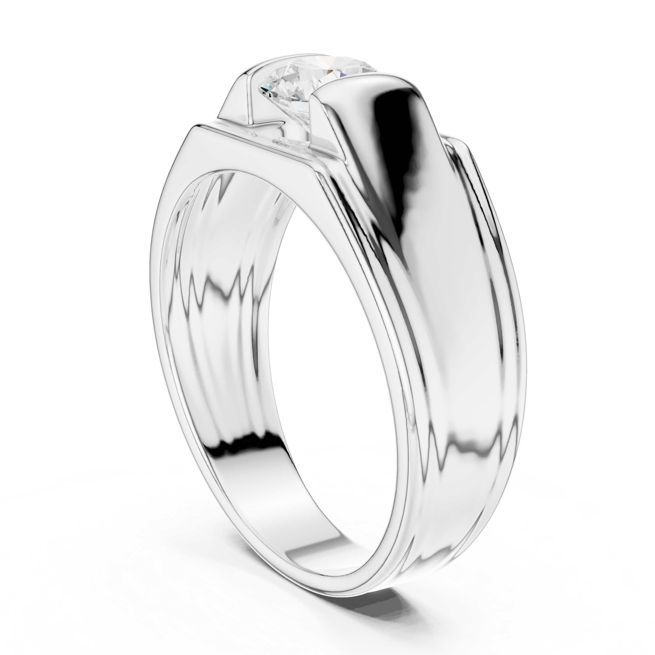 BOLD MENS ENGAGEMENT RING