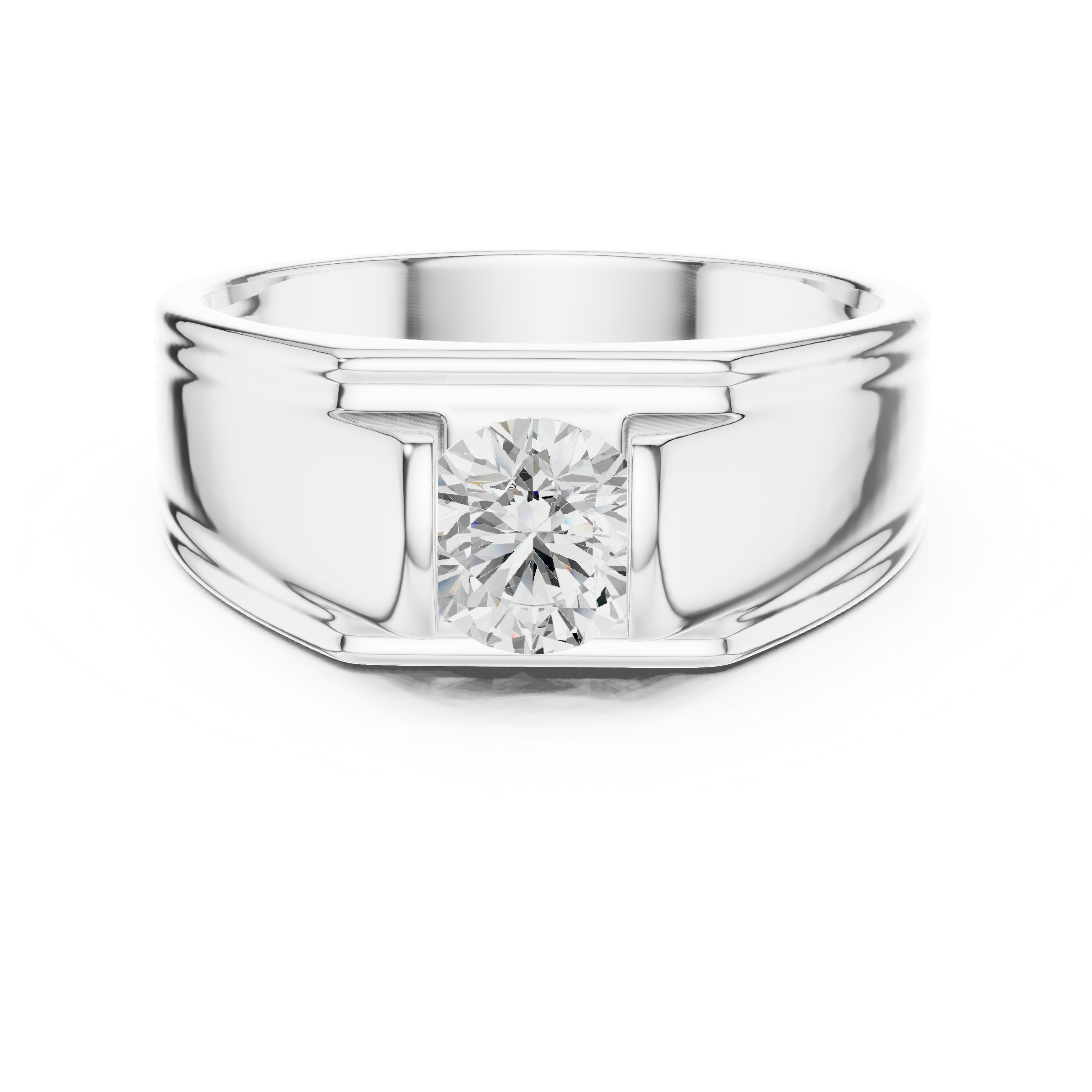 BOLD MENS ENGAGEMENT RING
