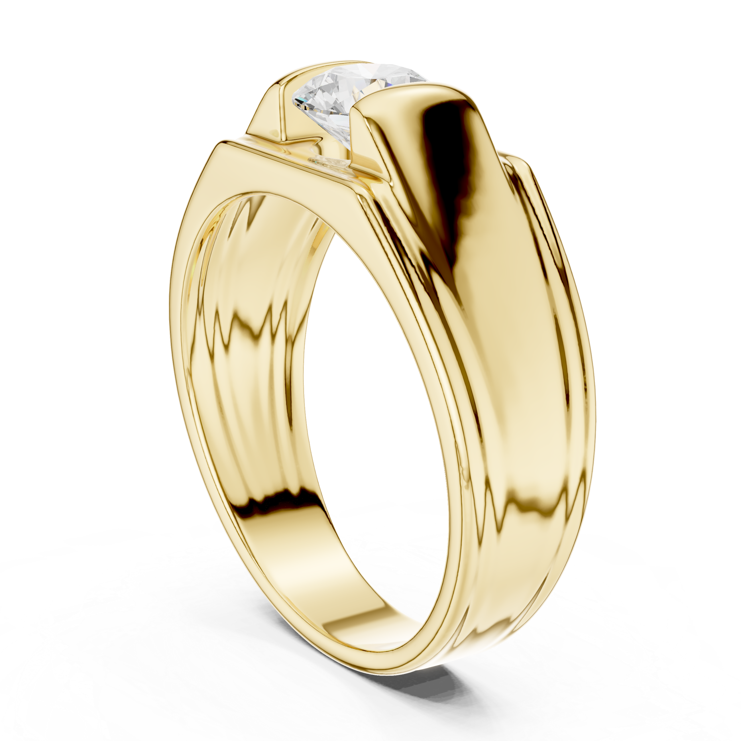 BOLD MENS ENGAGEMENT RING