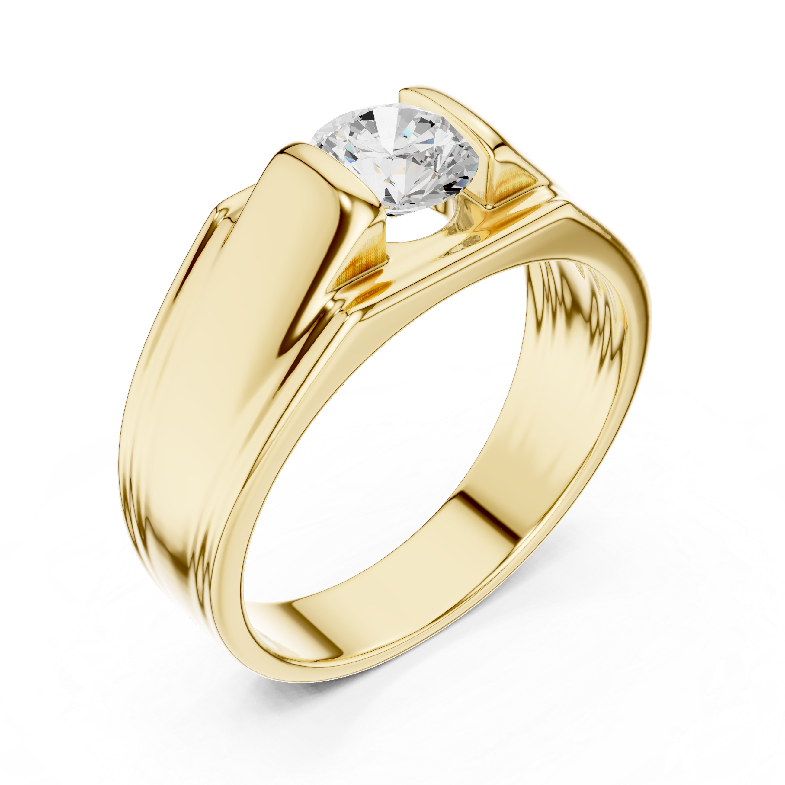 BOLD MENS ENGAGEMENT RING