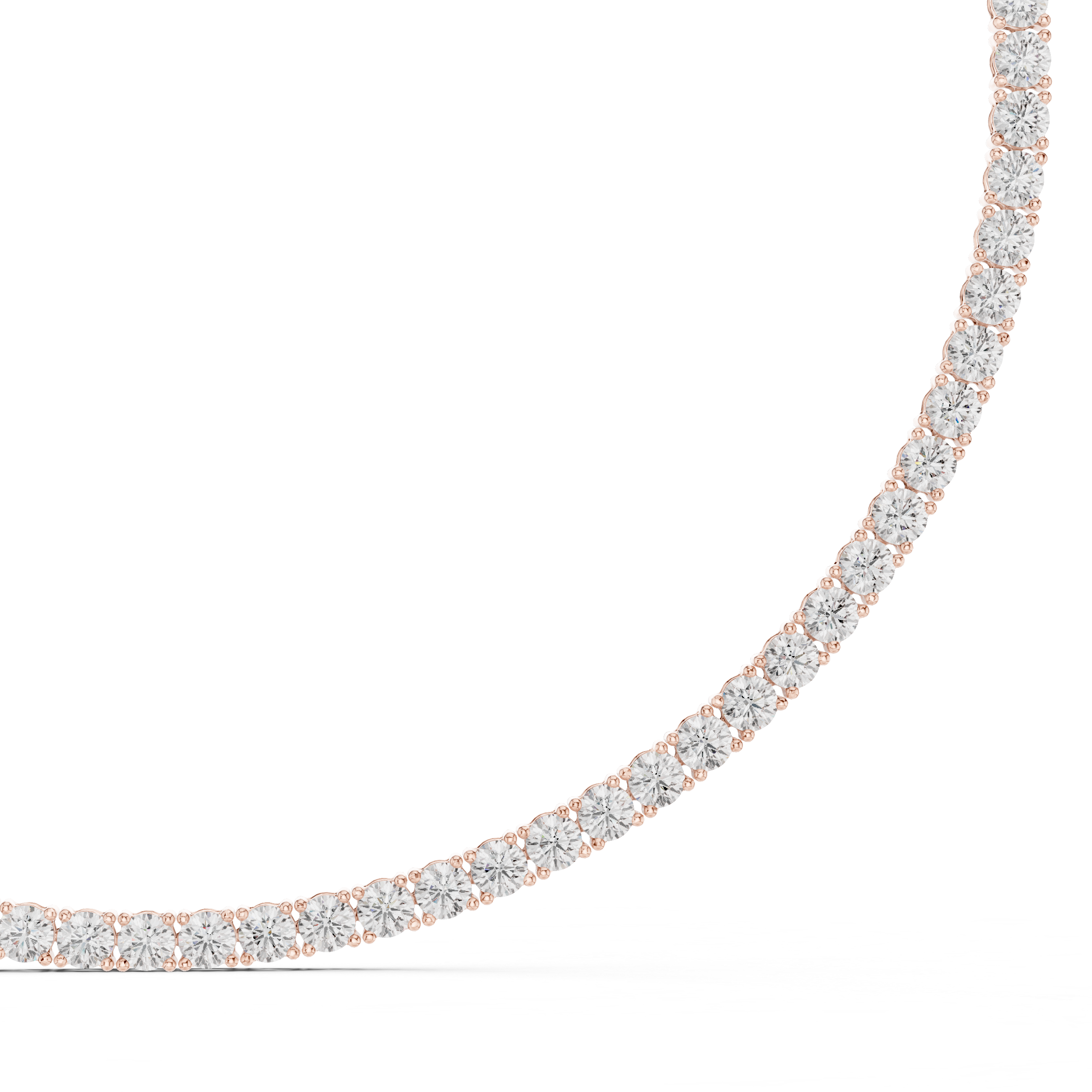 0.30 POINTER ROUND NECKLACE