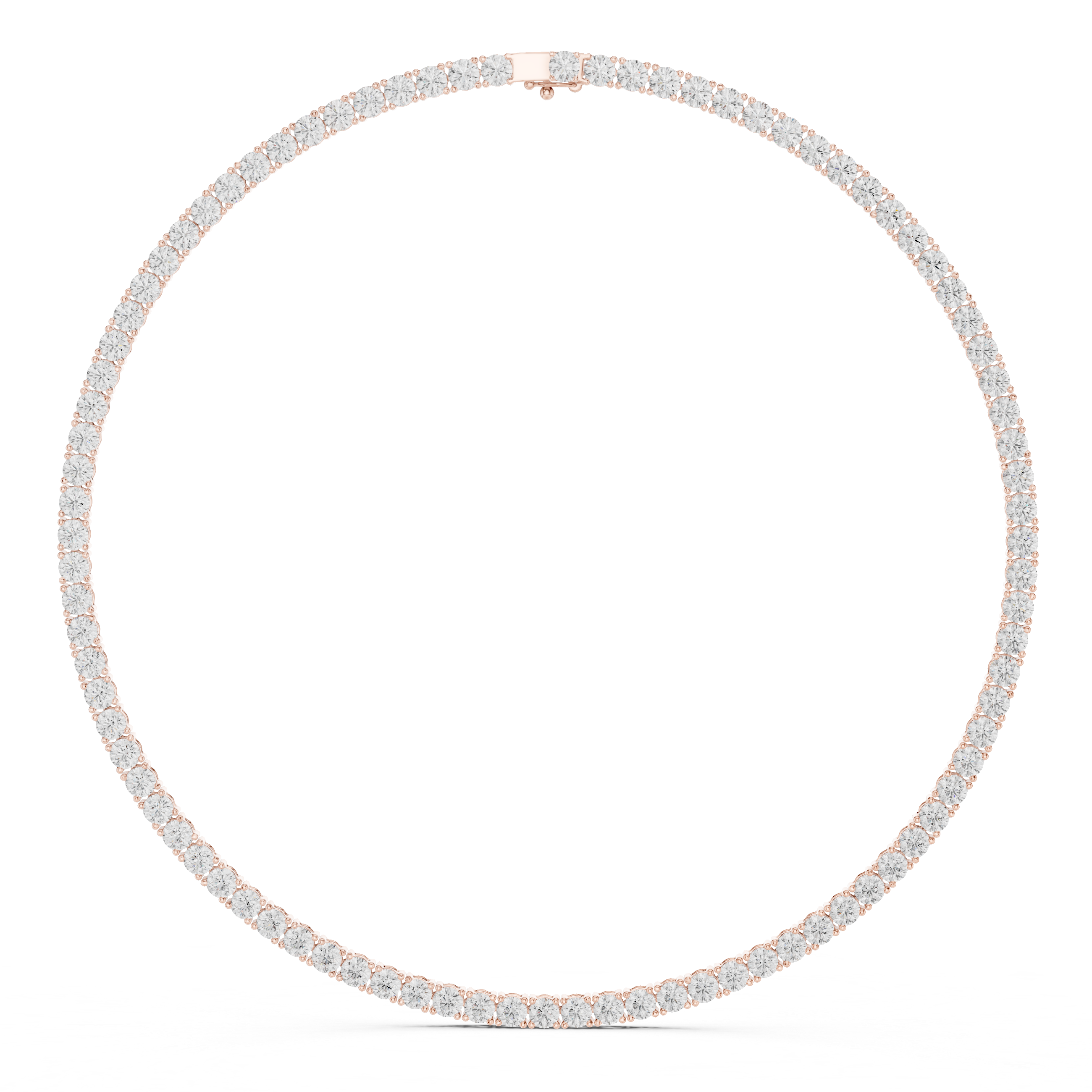 0.30 POINTER ROUND NECKLACE