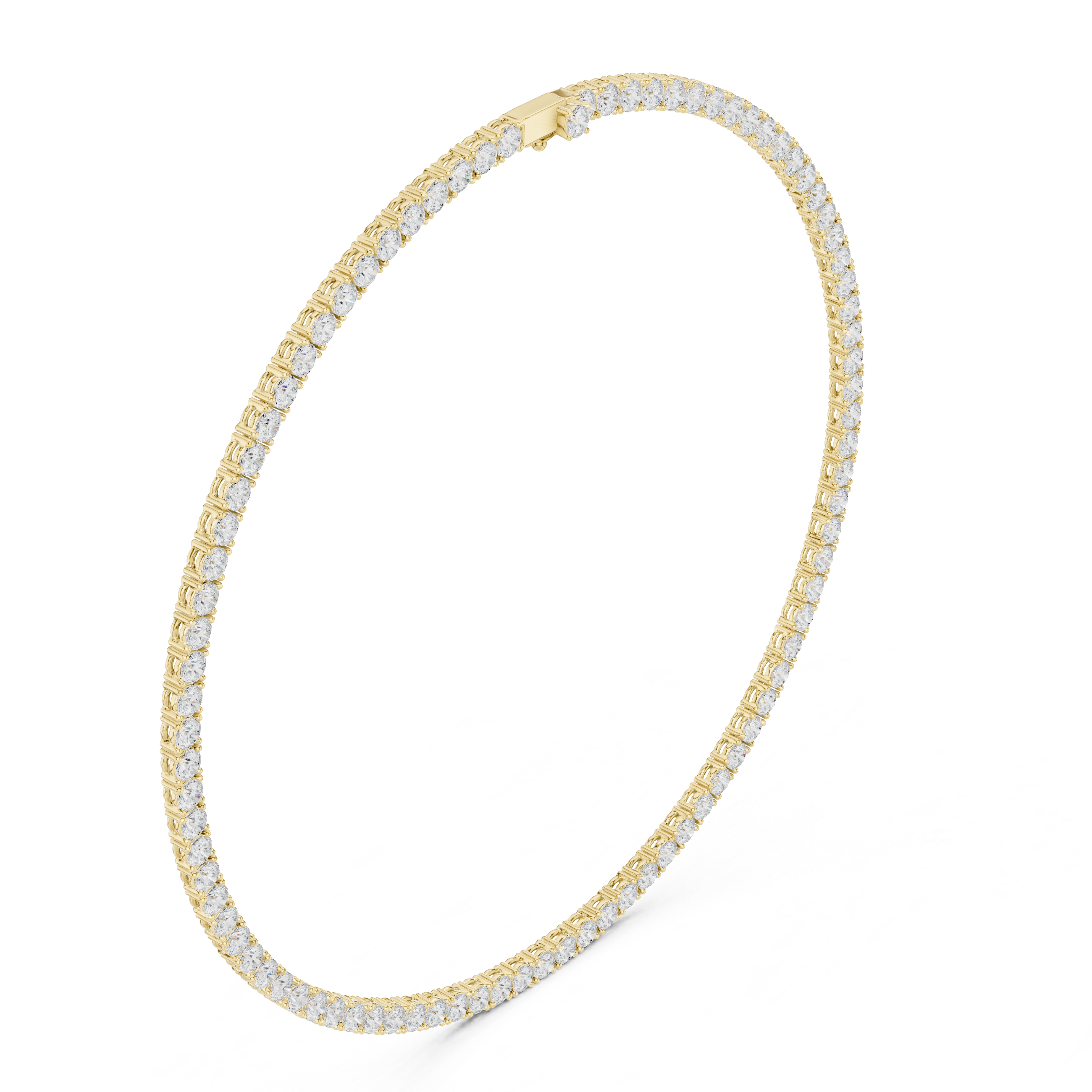 0.30 POINTER ROUND NECKLACE