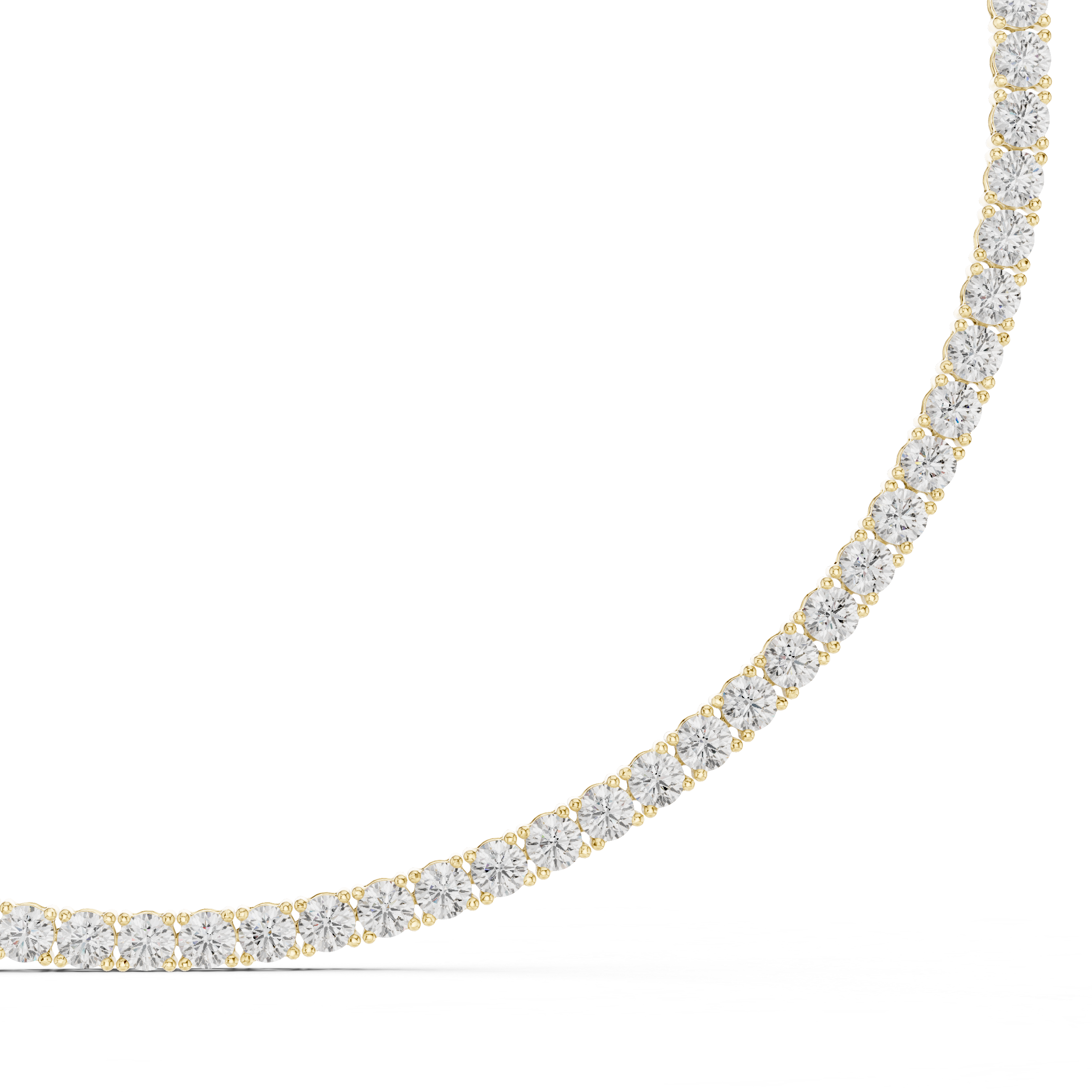 0.30 POINTER ROUND NECKLACE