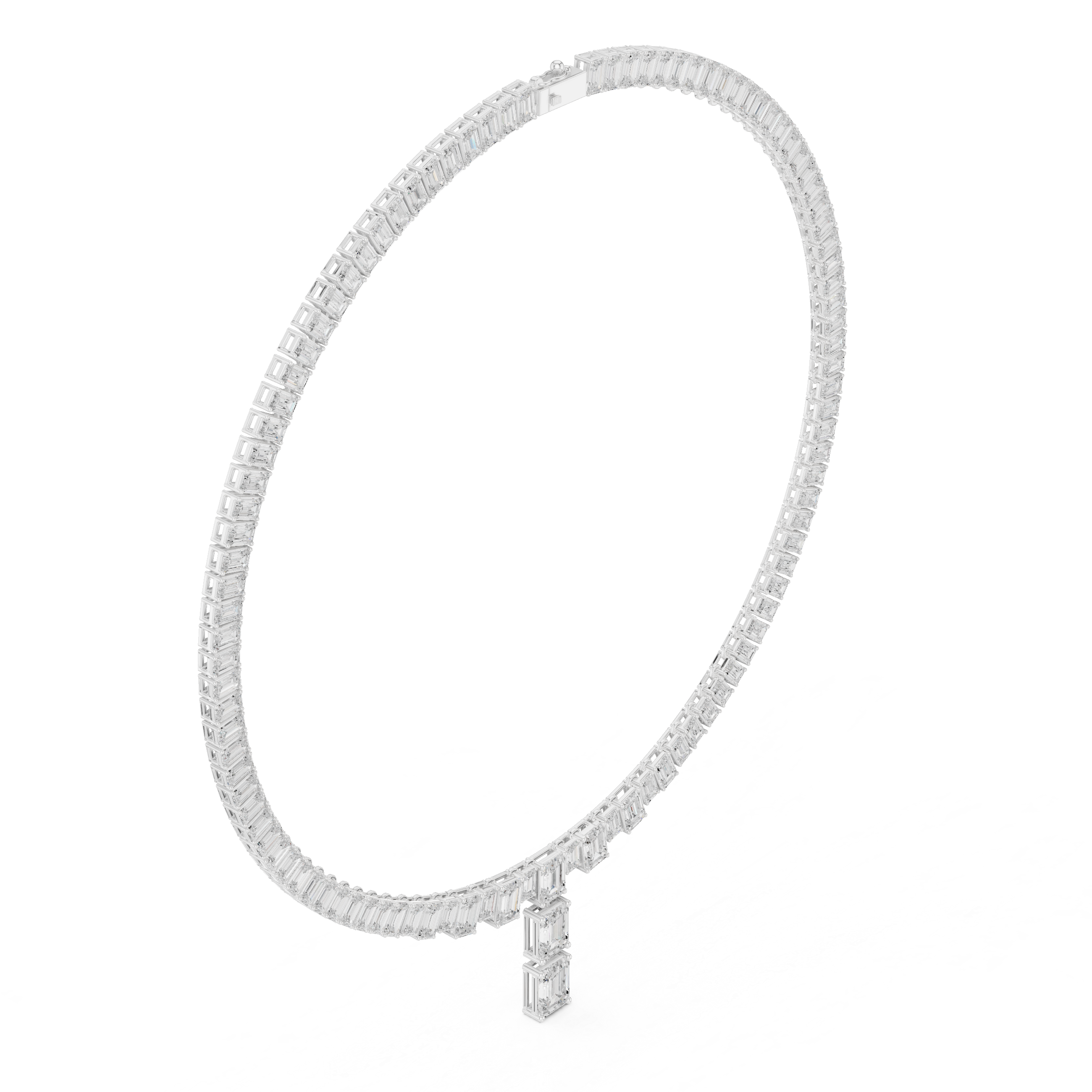 EMRALD TENNIS NECKLACE