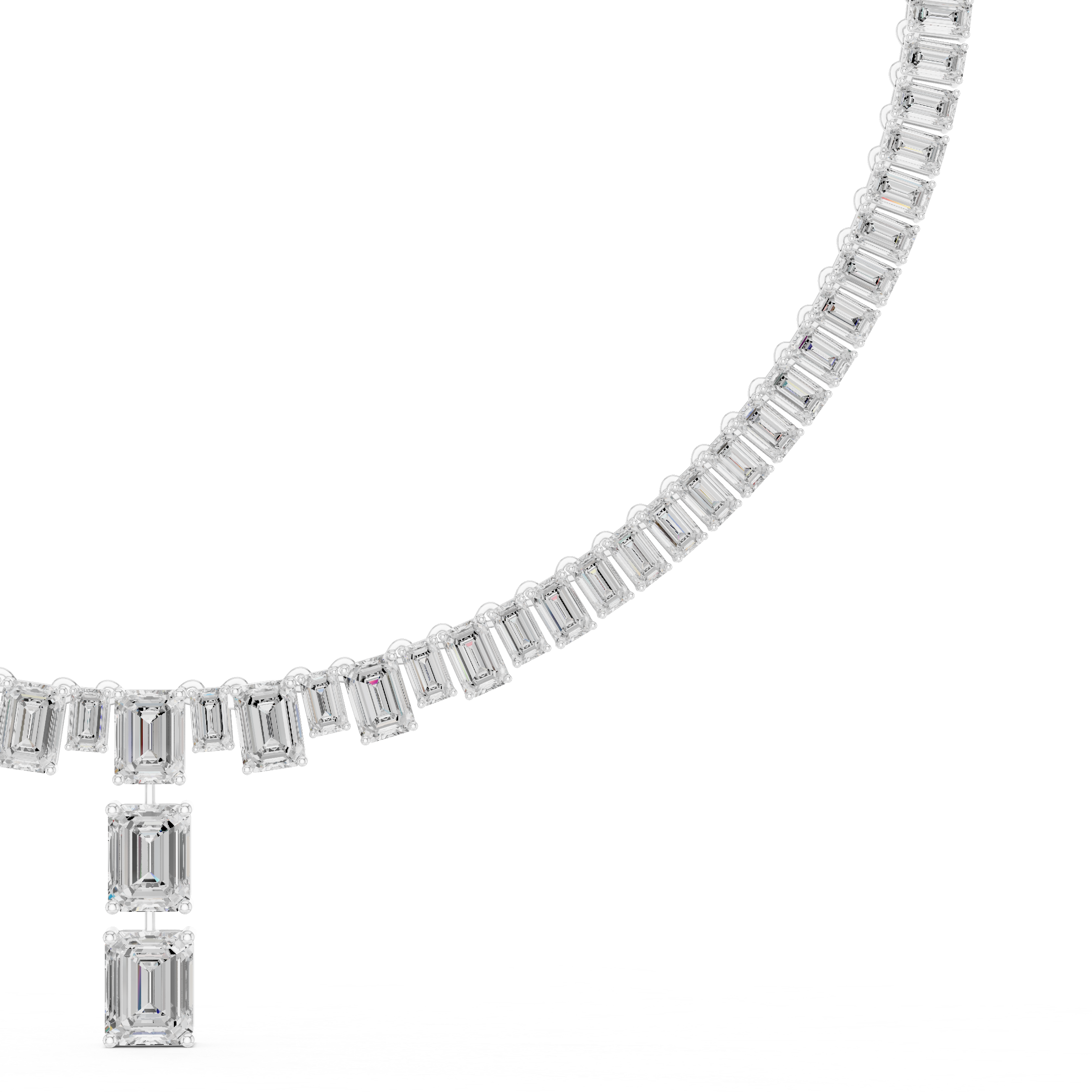 EMRALD TENNIS NECKLACE