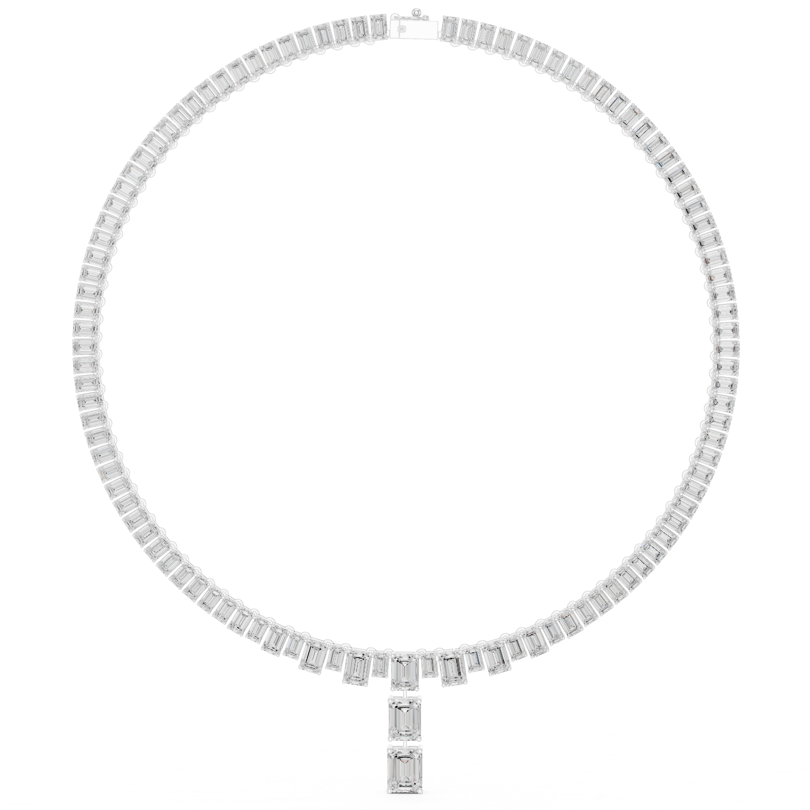 EMRALD TENNIS NECKLACE