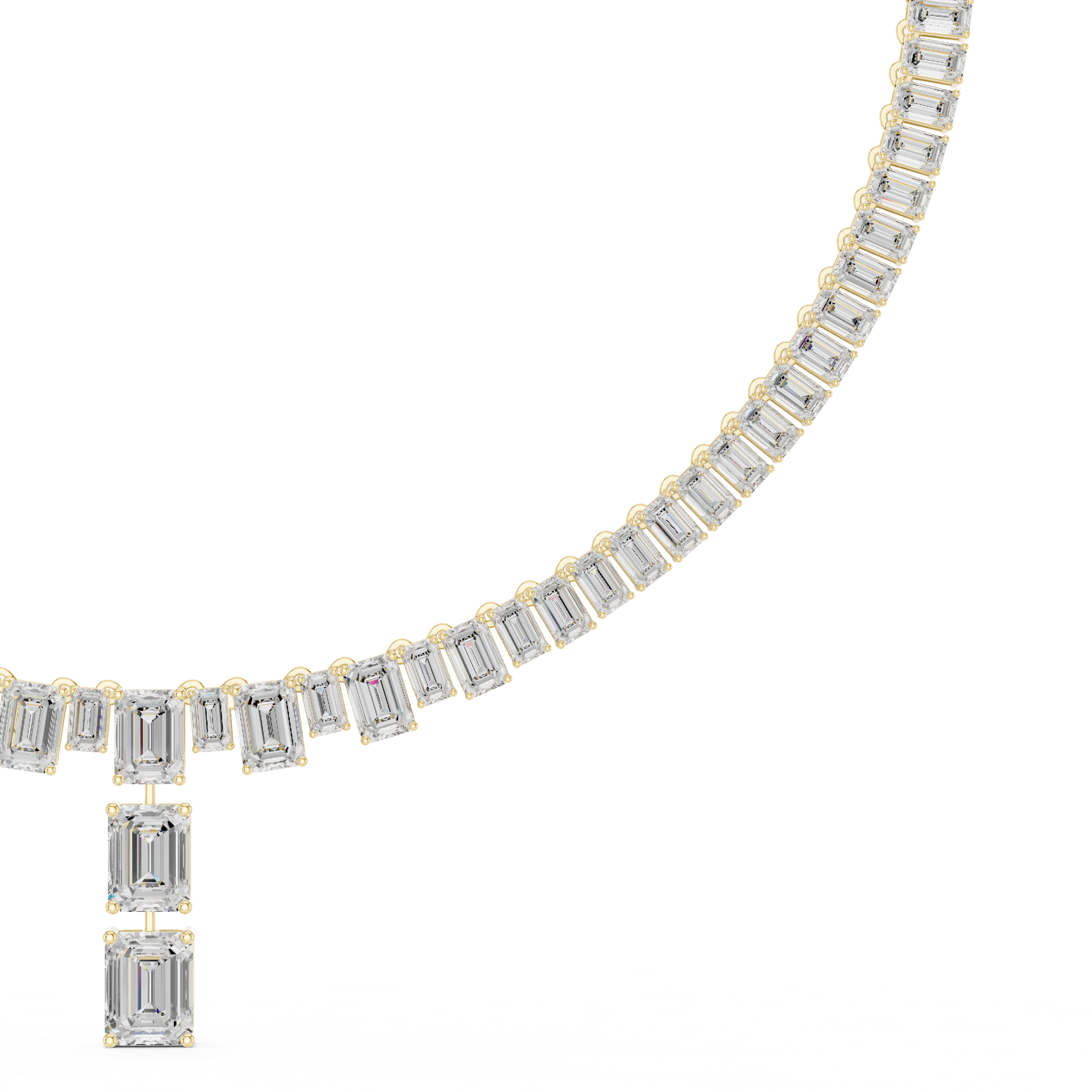 EMRALD TENNIS NECKLACE