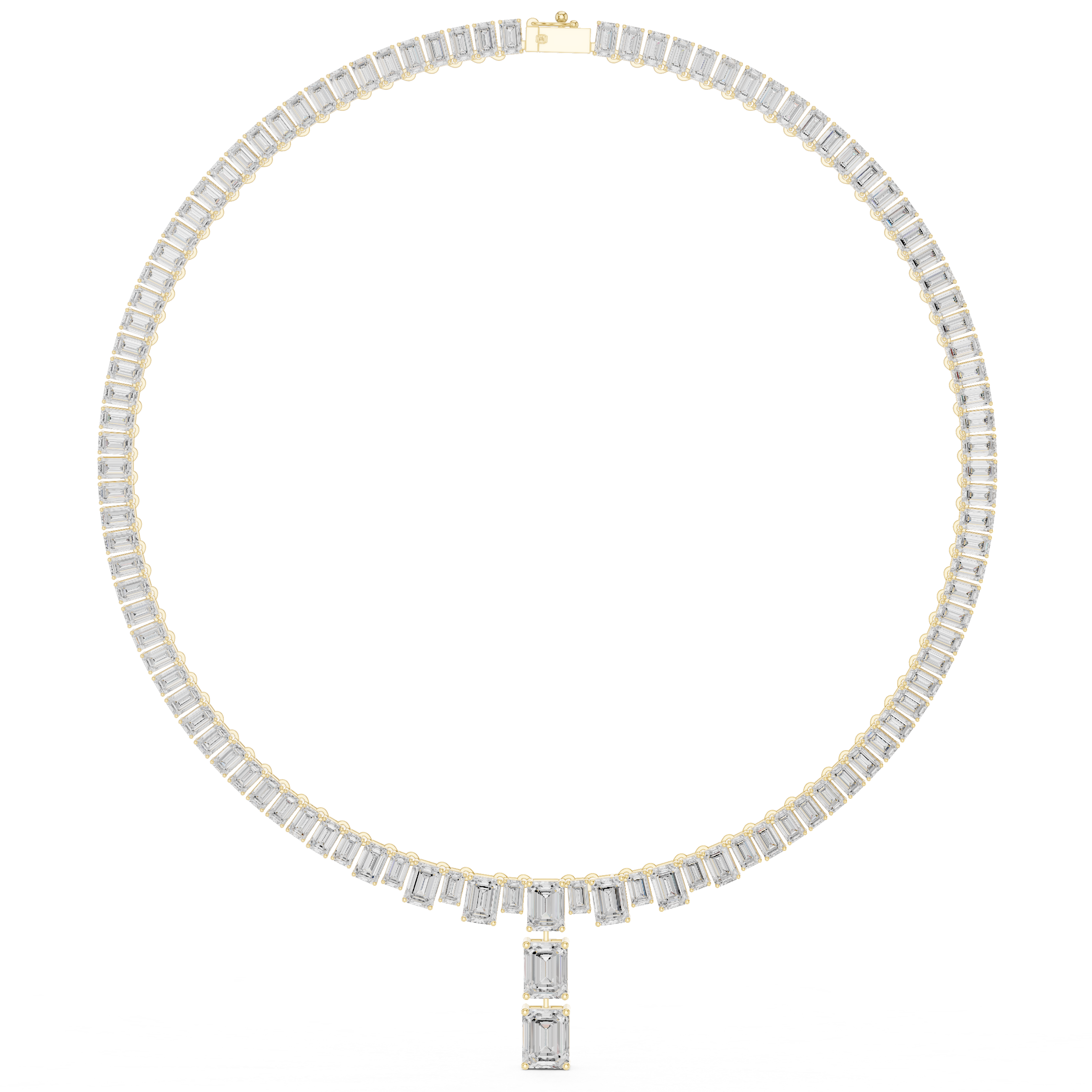 EMRALD TENNIS NECKLACE