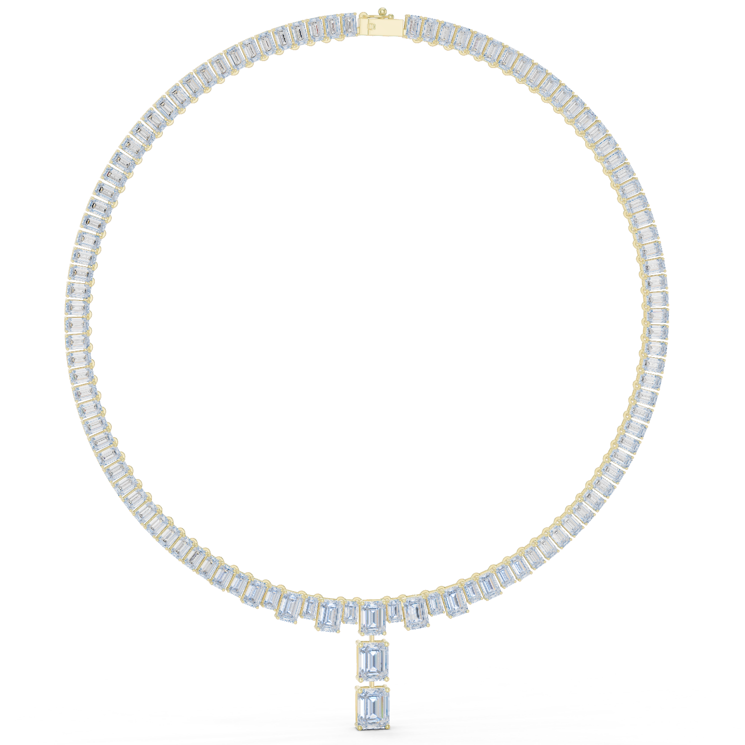 EMRALD TENNIS NECKLACE