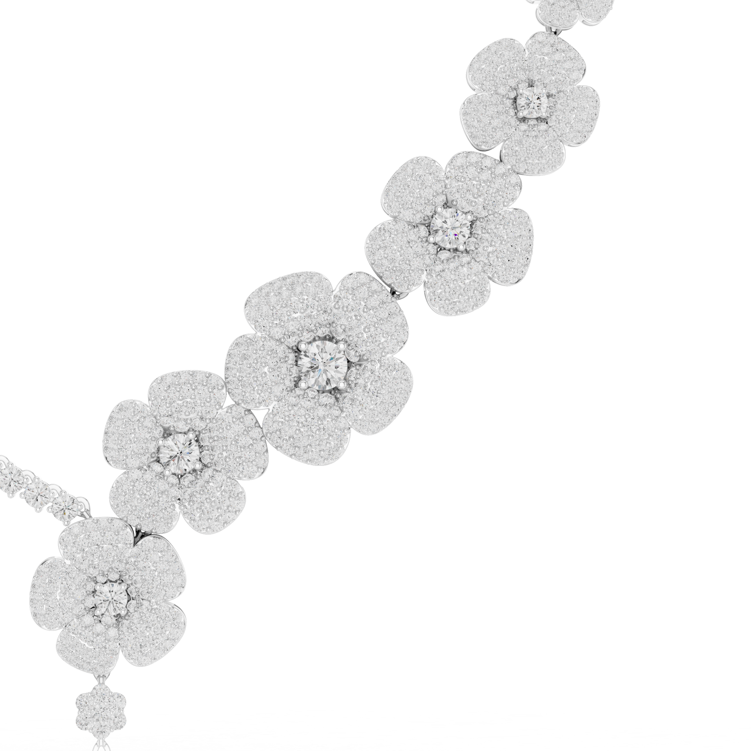 FLORAL NECKLACE DESIGN