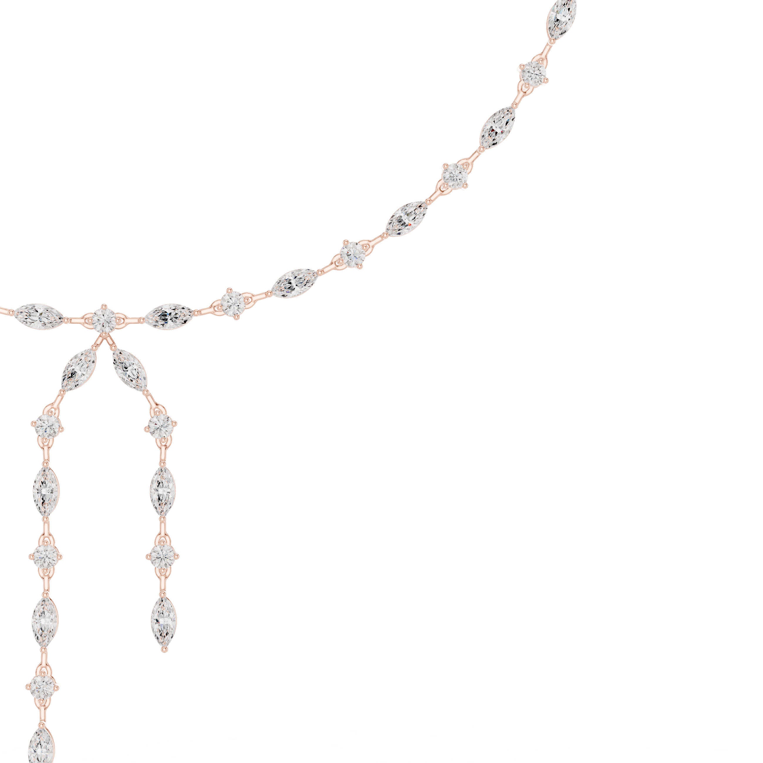 UNIQUE MARQUISE AND ROUND DESIGN