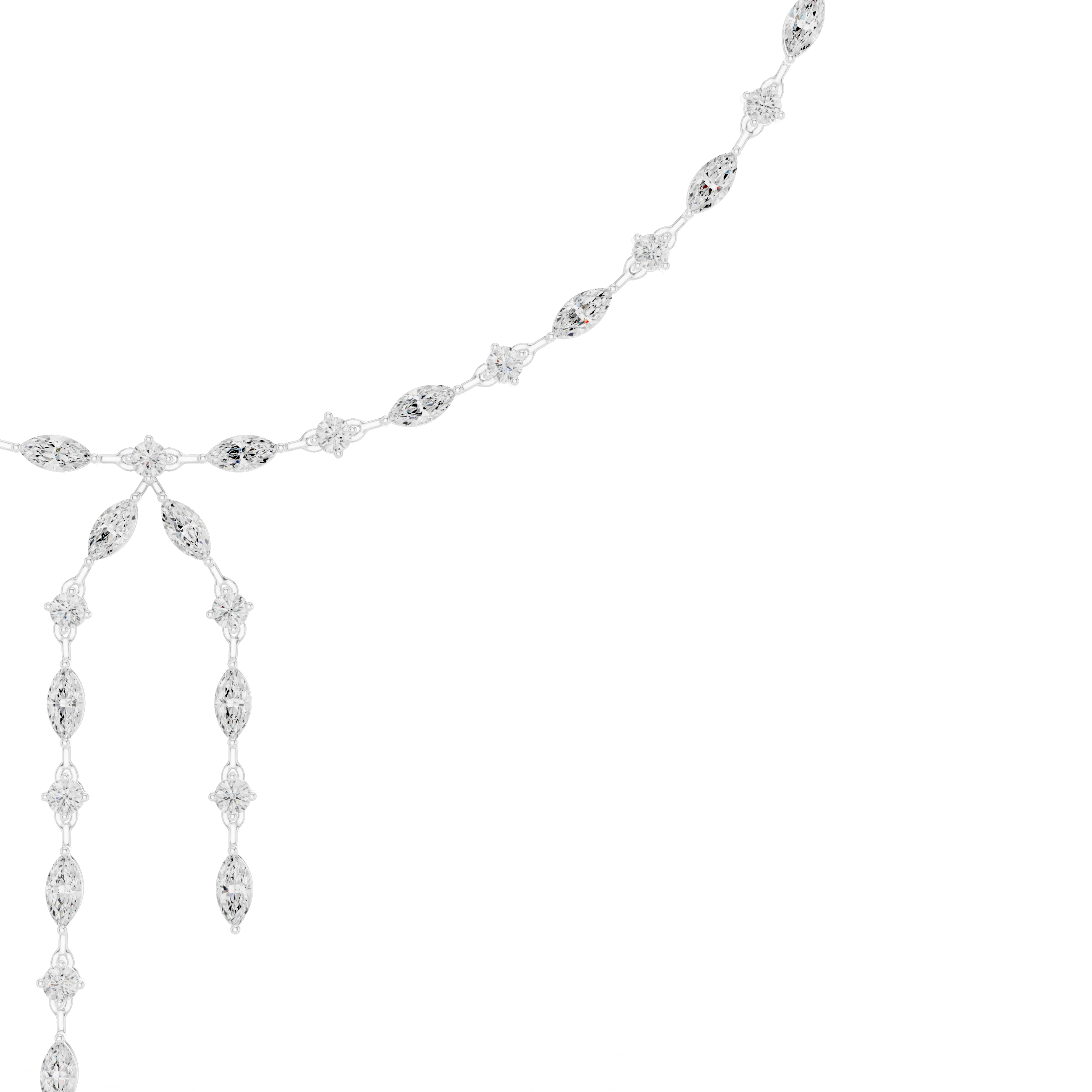 UNIQUE MARQUISE AND ROUND DESIGN