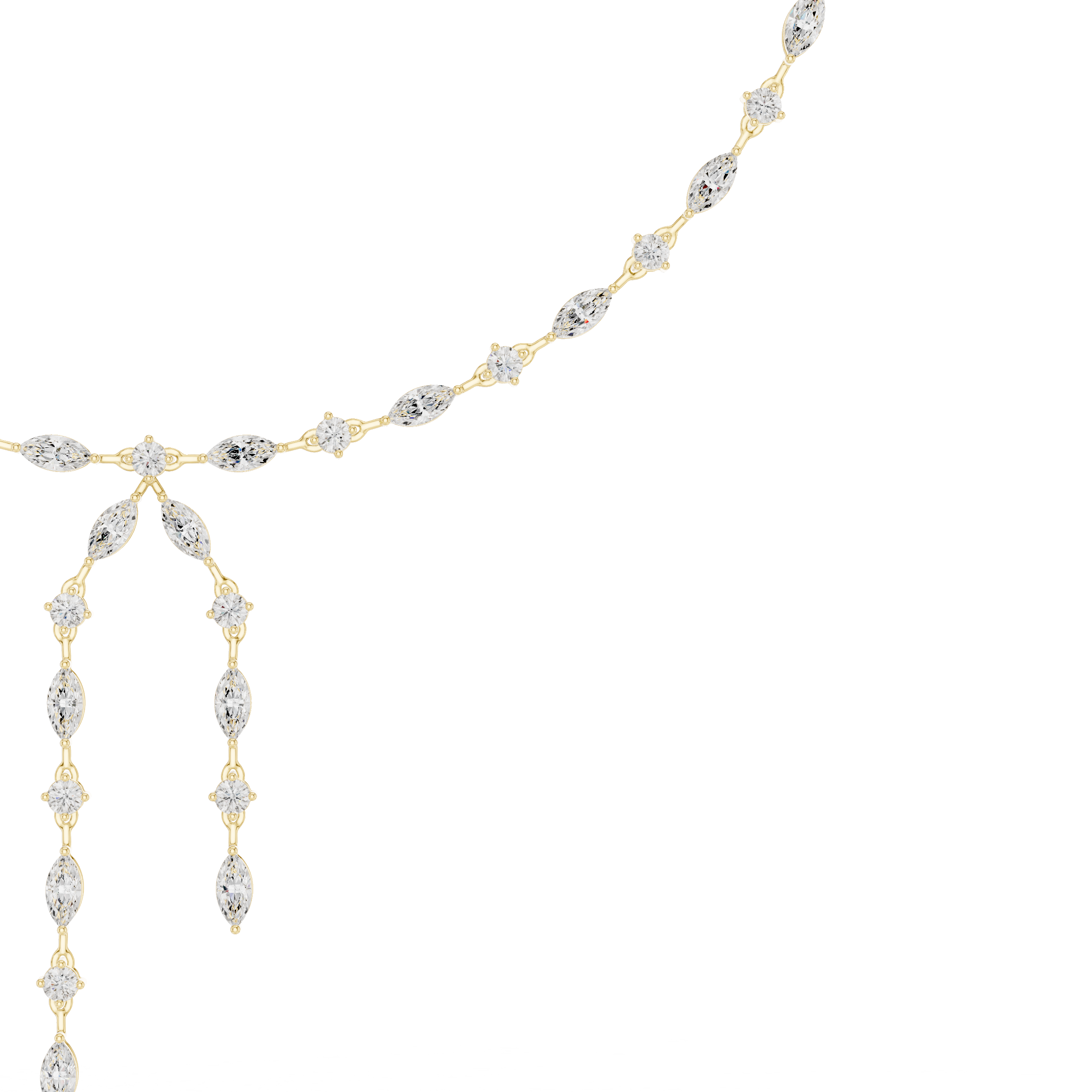 UNIQUE MARQUISE AND ROUND DESIGN