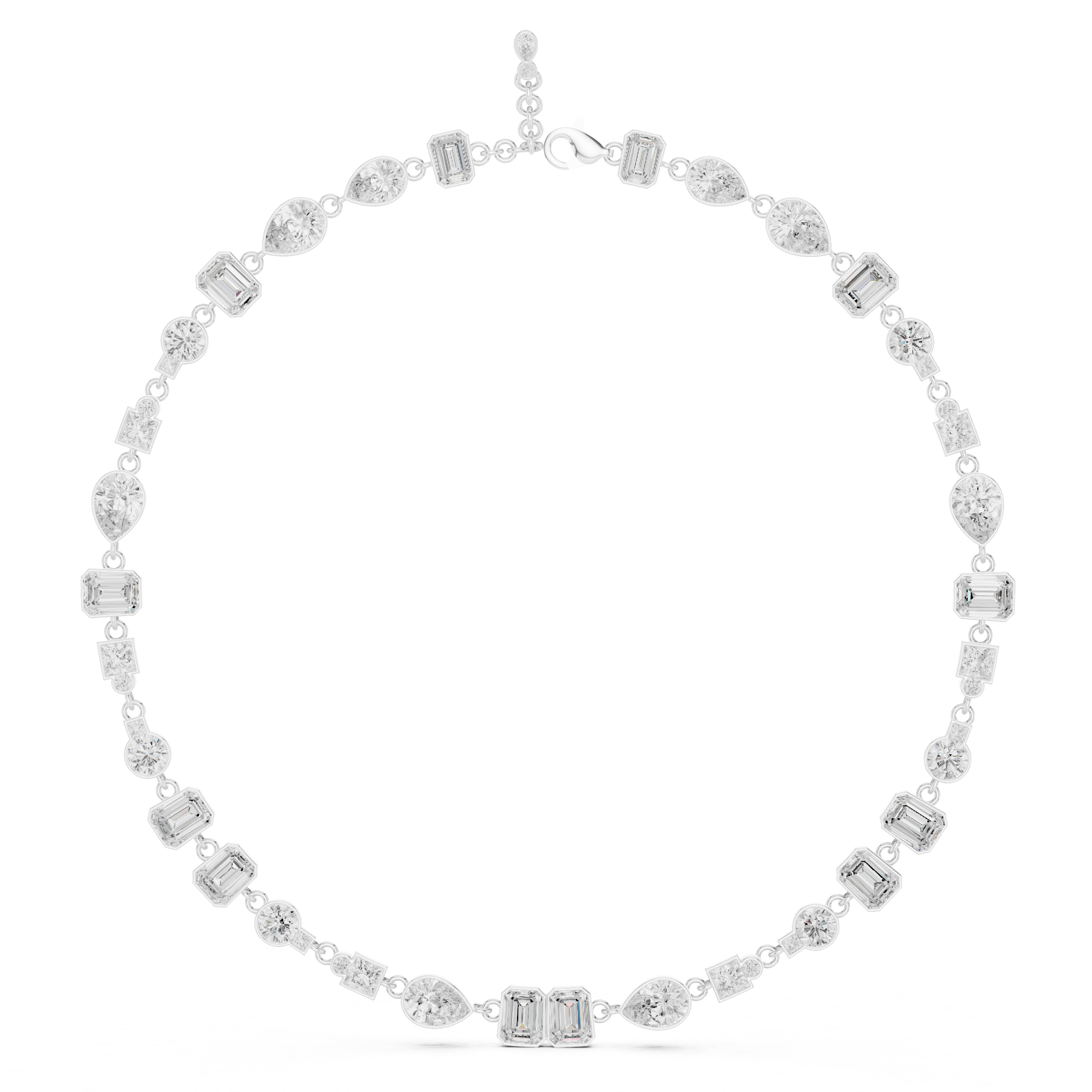 MULTI SHAPE DIAMOND CHAIN