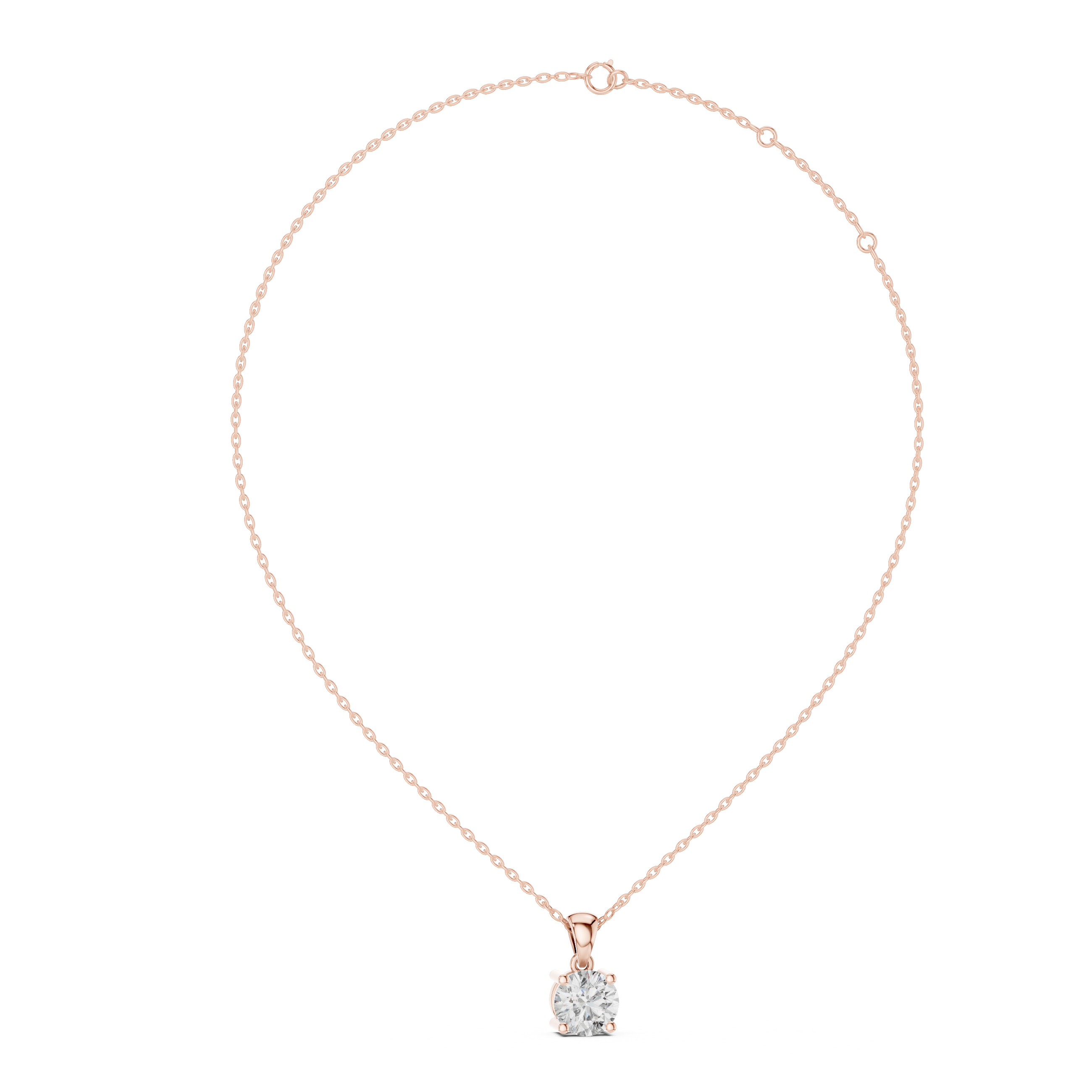 1CT ROUND PENDANT