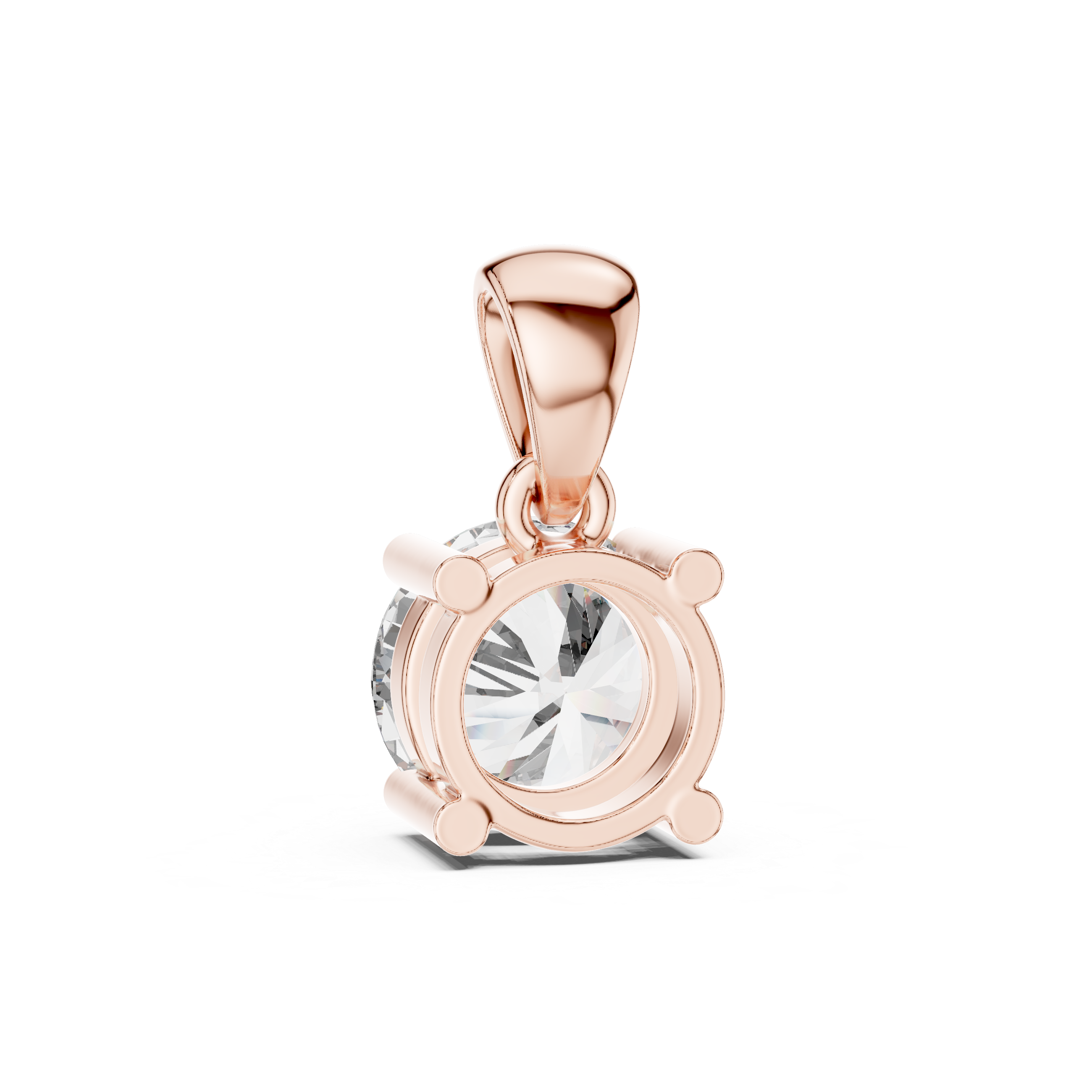1CT ROUND PENDANT