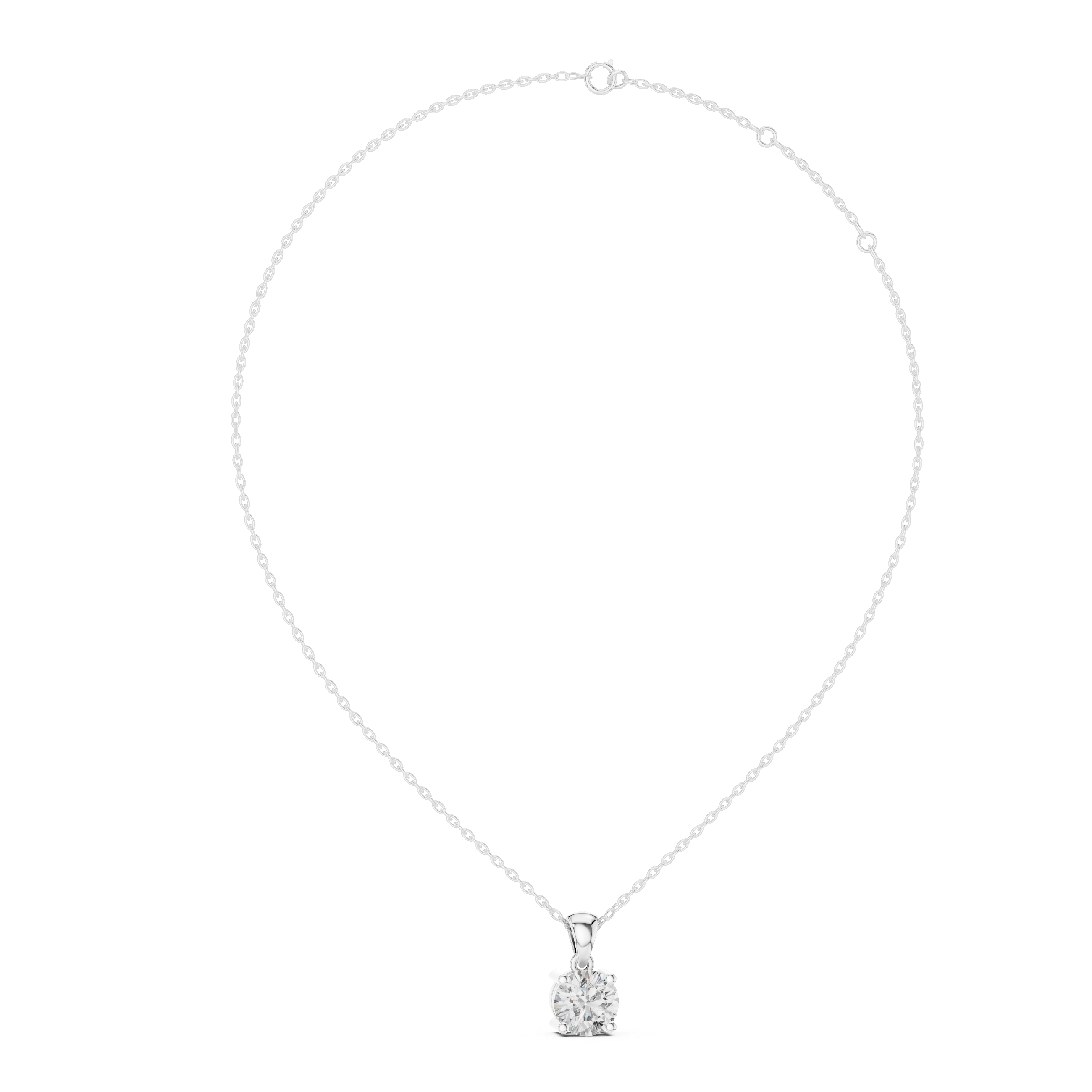 1CT ROUND PENDANT