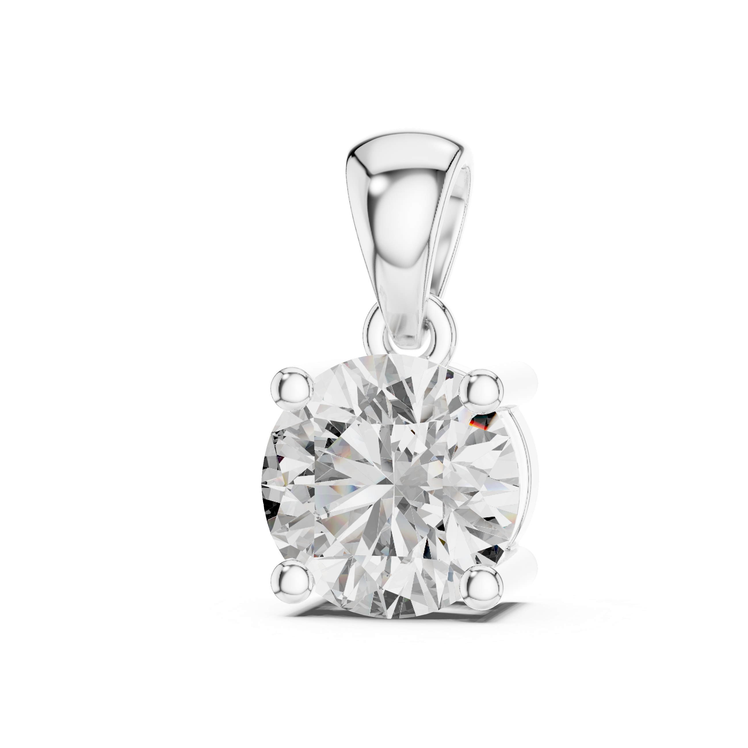 1CT ROUND PENDANT