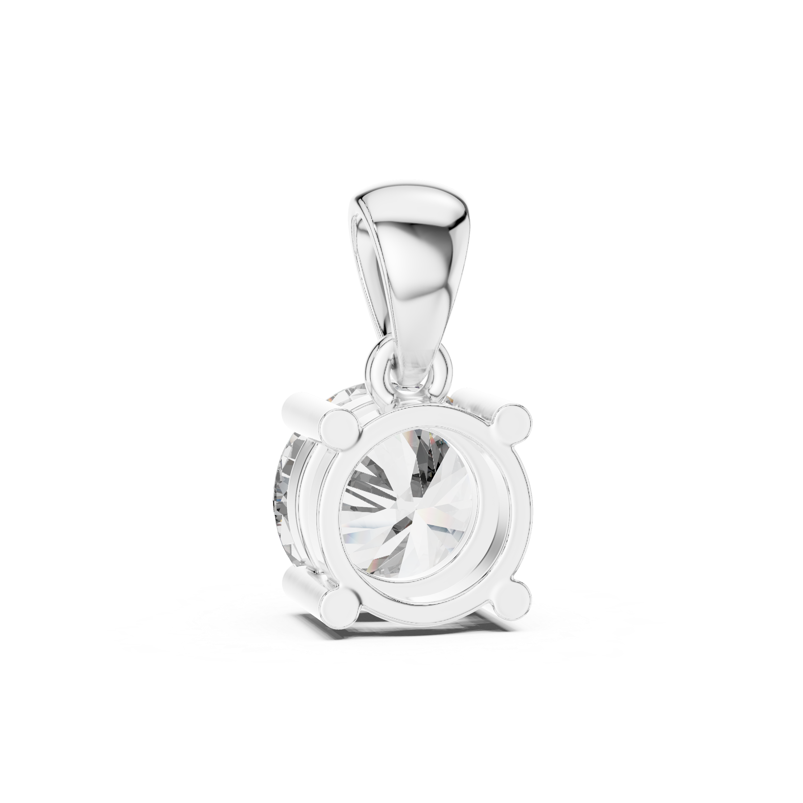 1CT ROUND PENDANT
