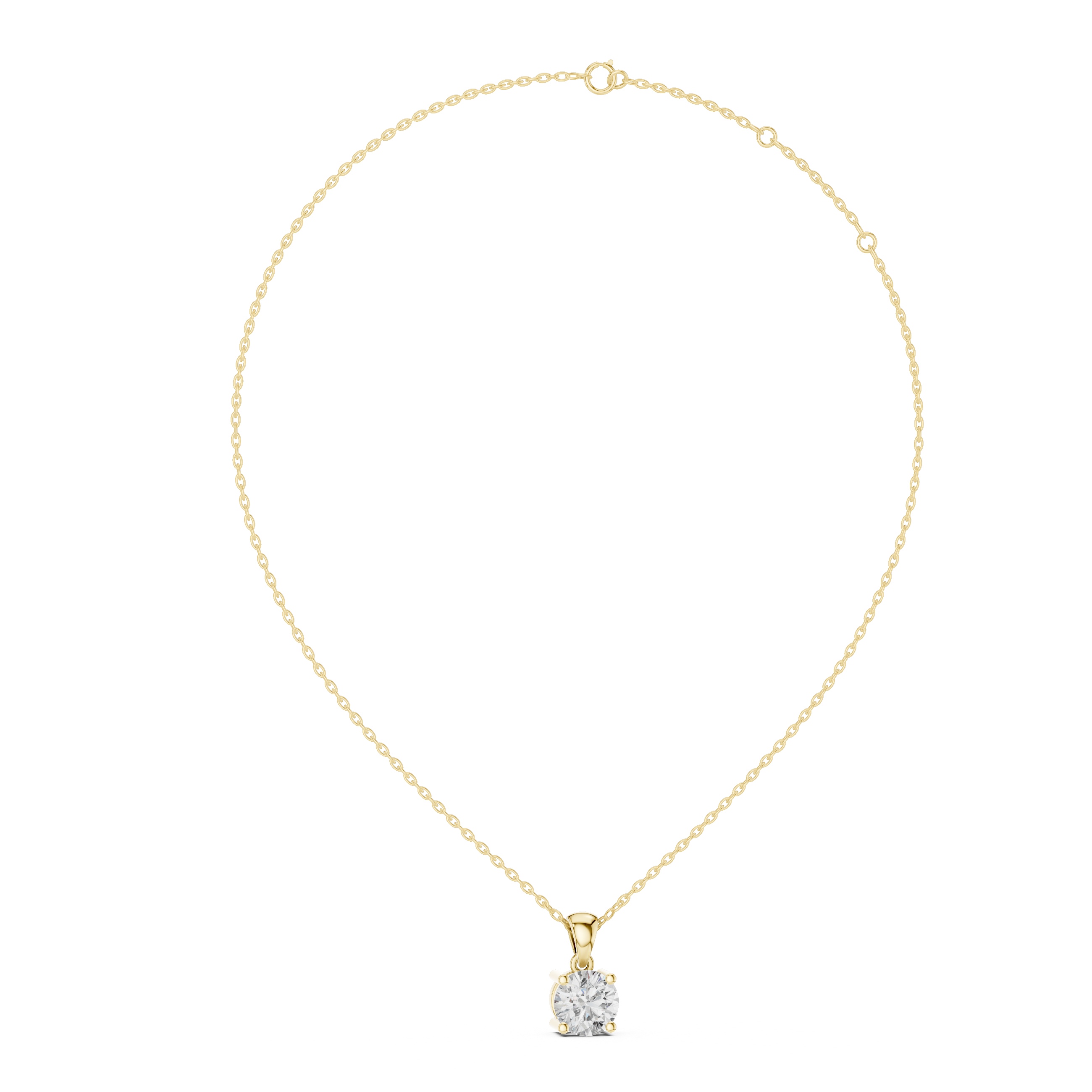 1CT ROUND PENDANT