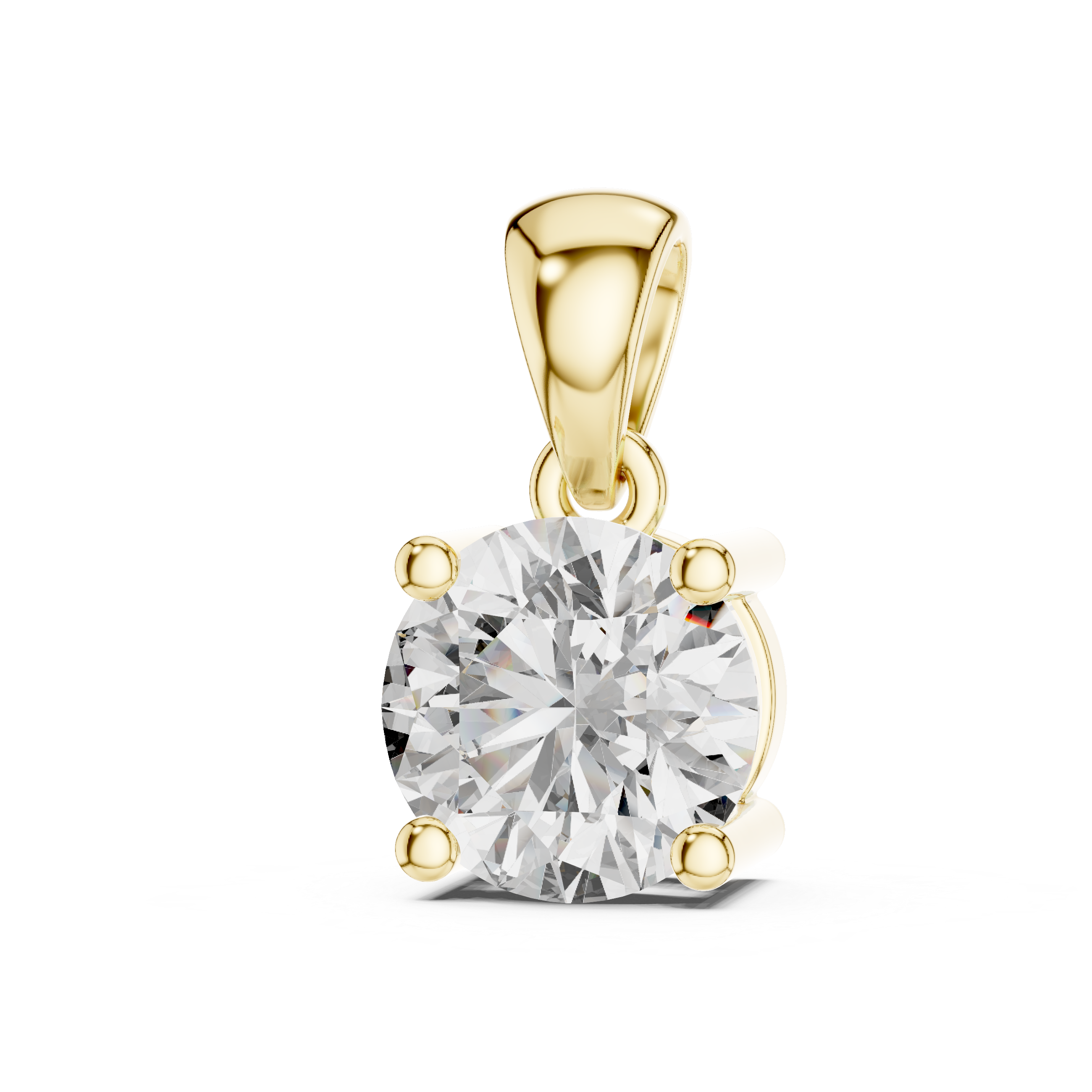 1CT ROUND PENDANT