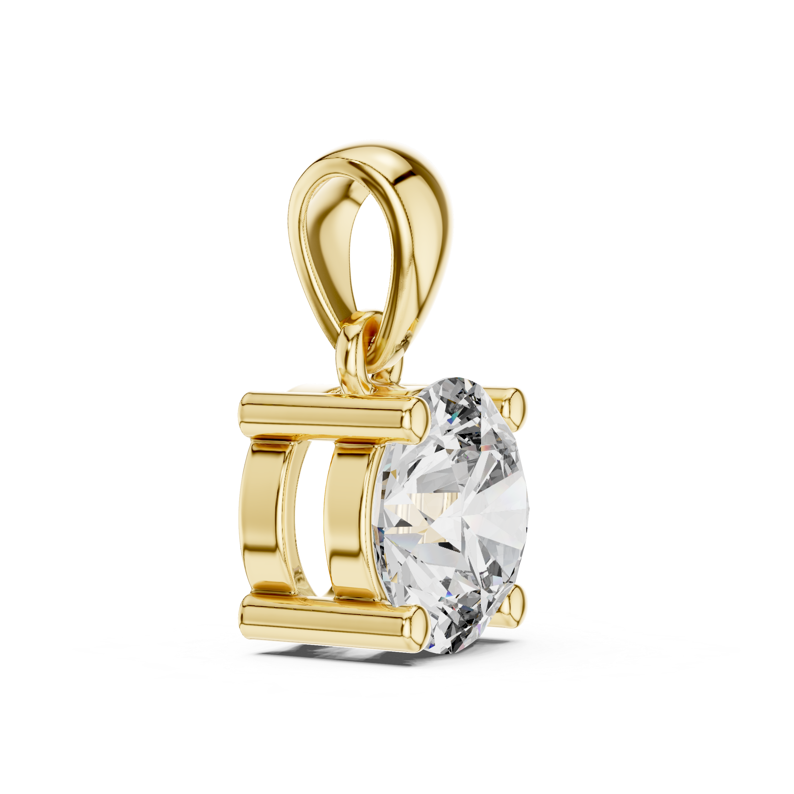 1CT ROUND PENDANT