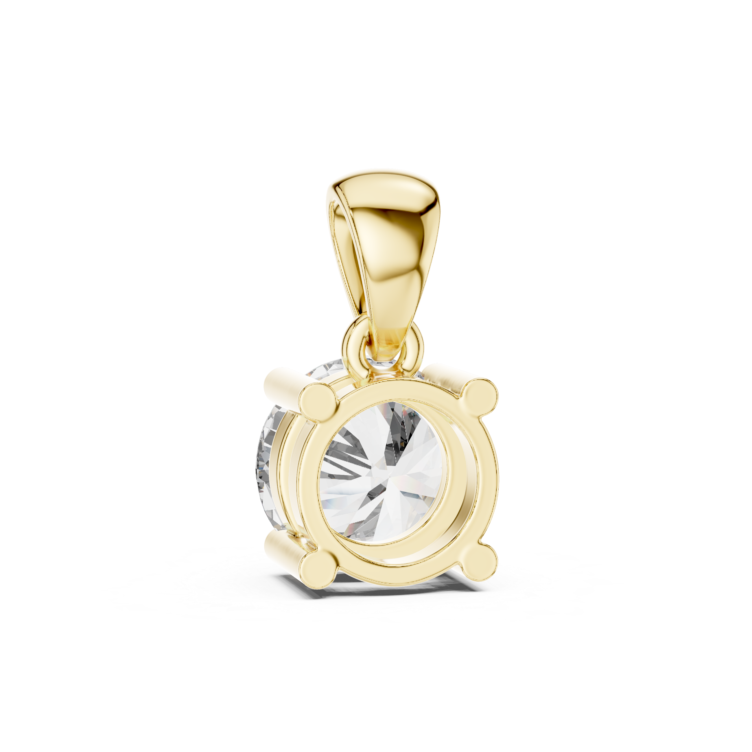 1CT ROUND PENDANT