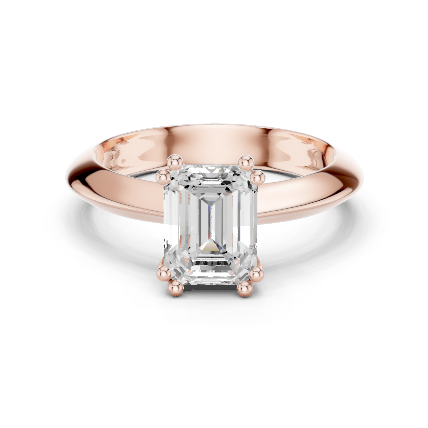 Celeste Emerald Cut Diamond Ring