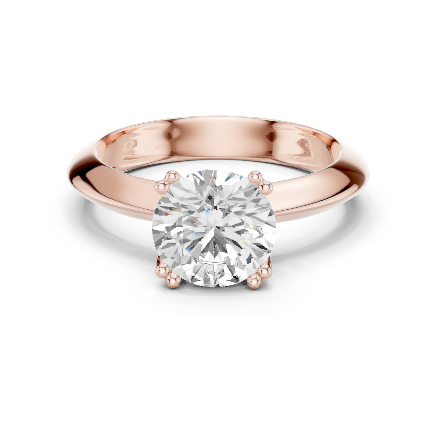 Eterna Round Solitaire Diamond Ring