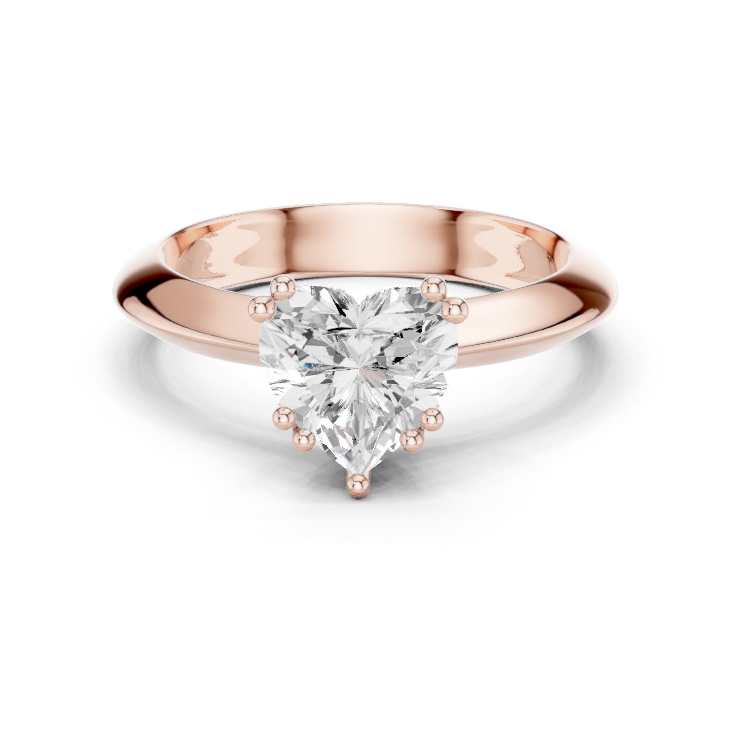 Aster Heart Cut Engagement Ring